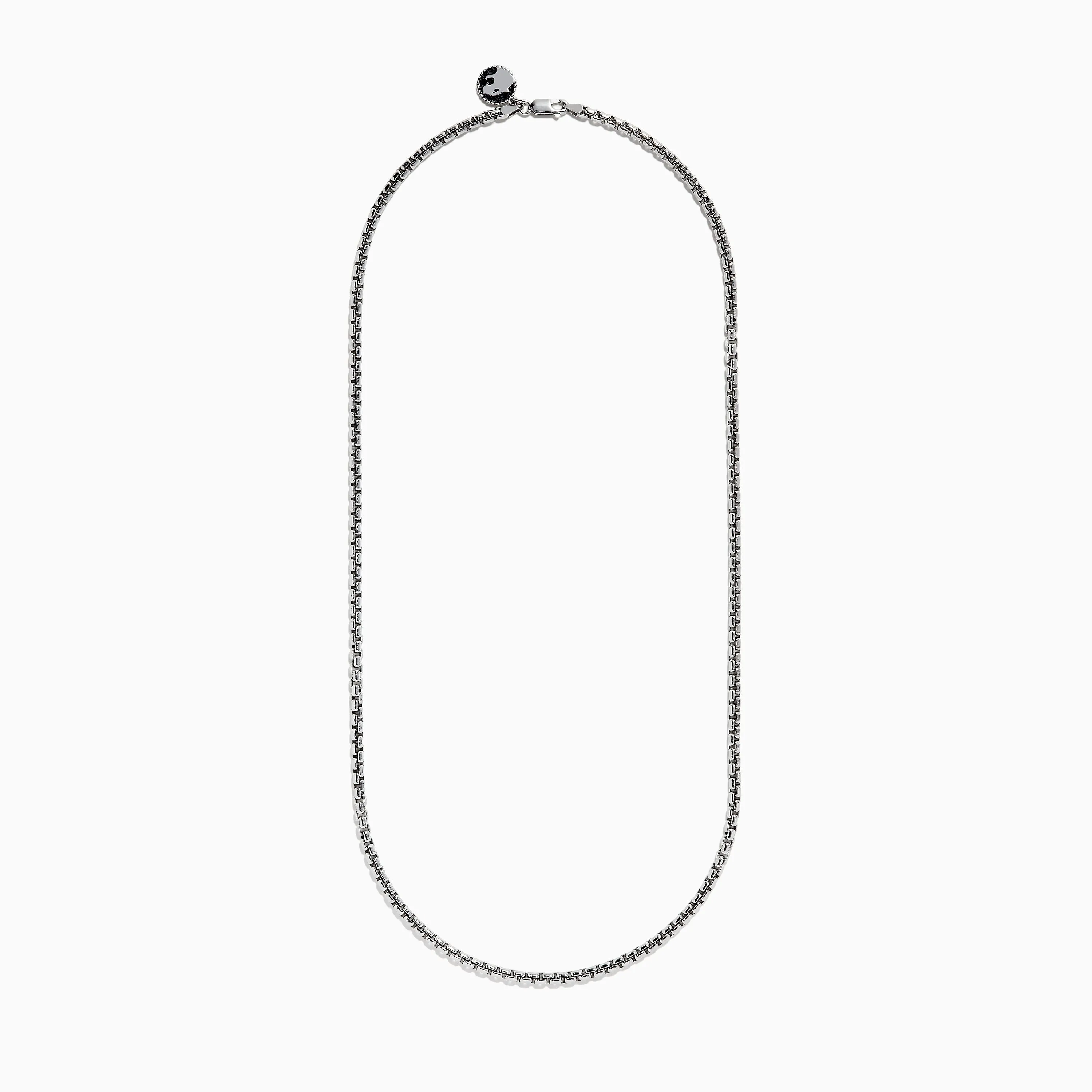 Men's Sterling Silver 21" Box Link Chain sold by Effy product image thumbnail 2