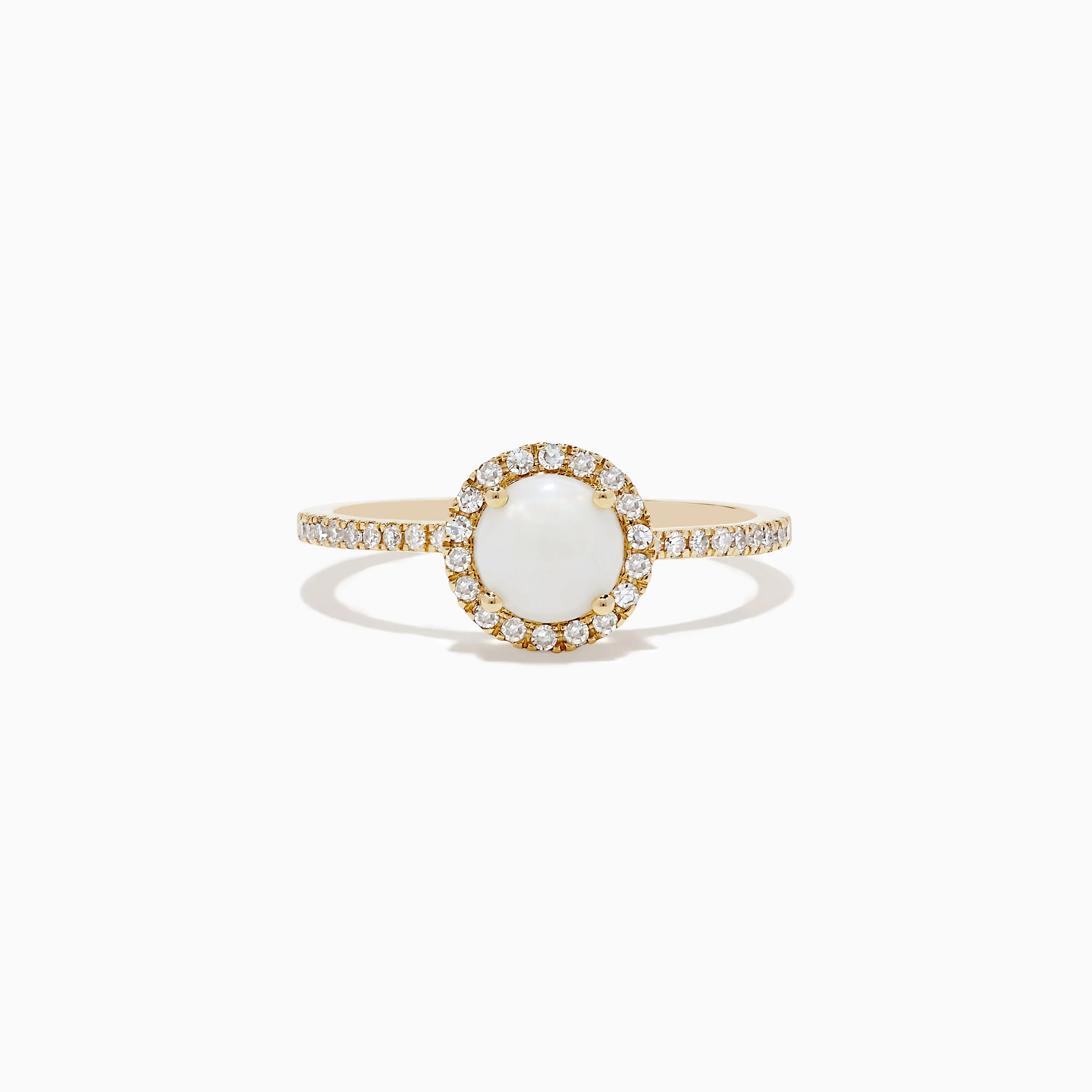 Aurora 14K Yellow Gold Opal and Diamond Ring, 0.72 TCW sold by Effy