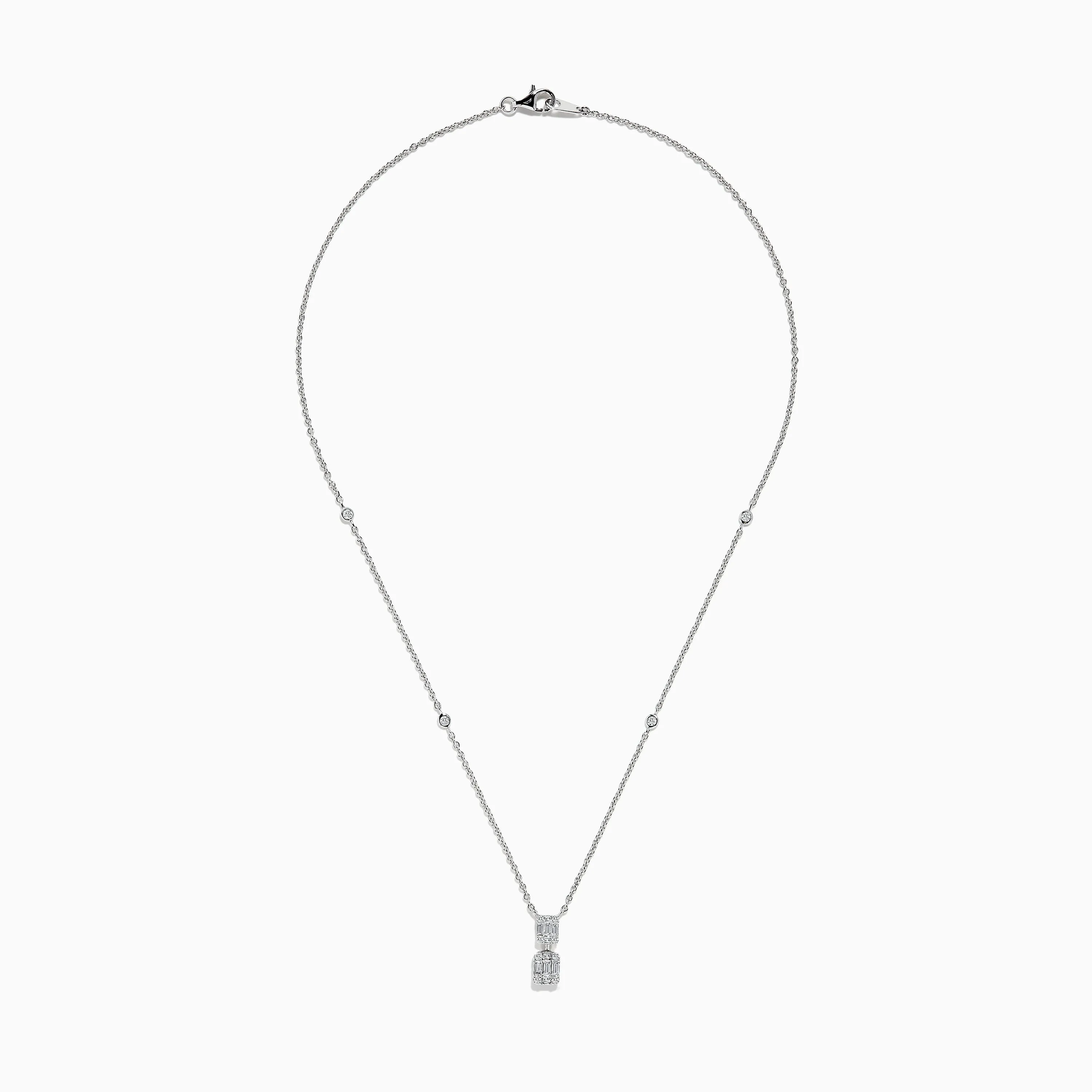 Classique 14K White Gold Diamond Necklace, 0.66 TCW sold by Effy product image thumbnail 2