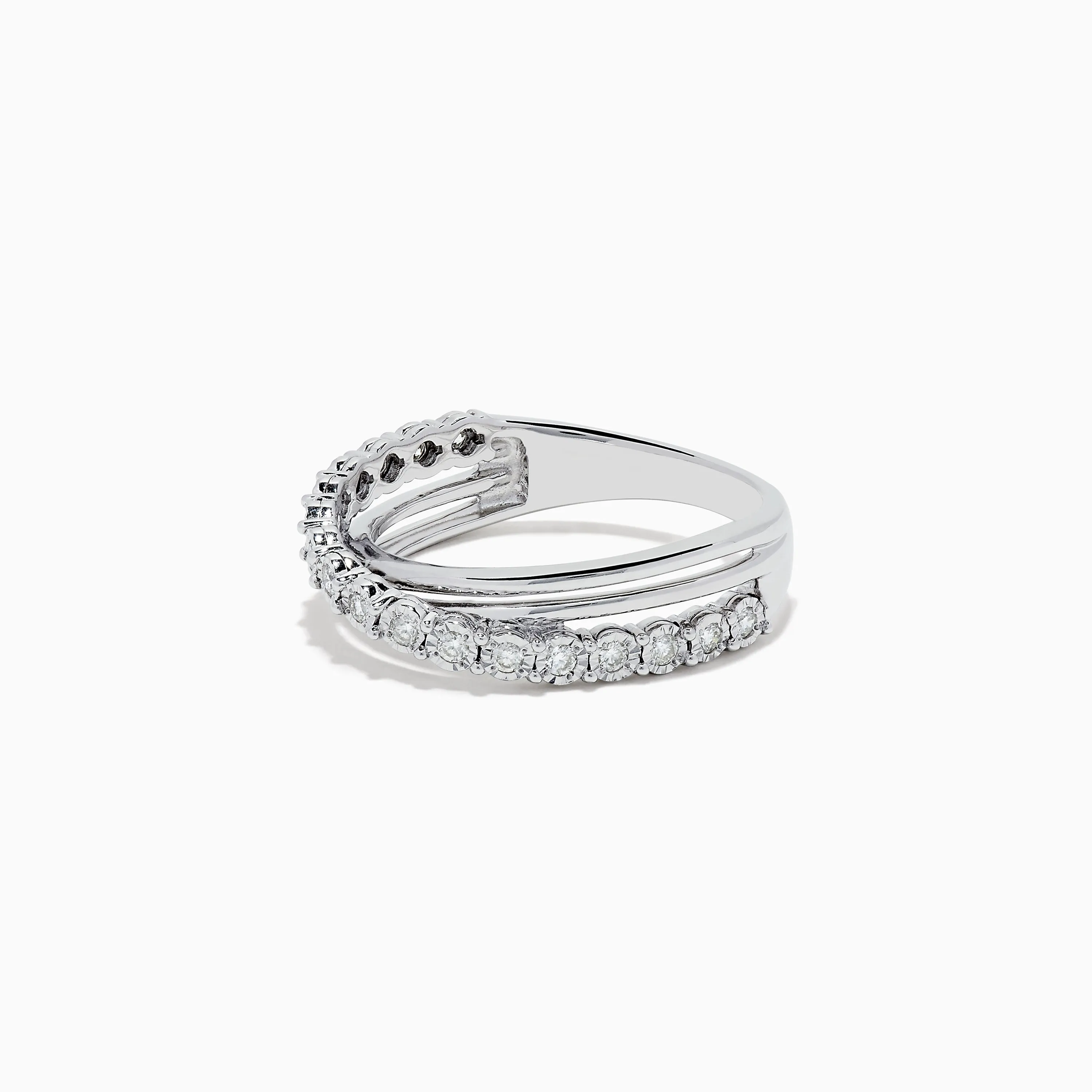 925 Sterling Silver Diamond Crossover Ring, 0.23 TCW sold by Effy product image thumbnail 2