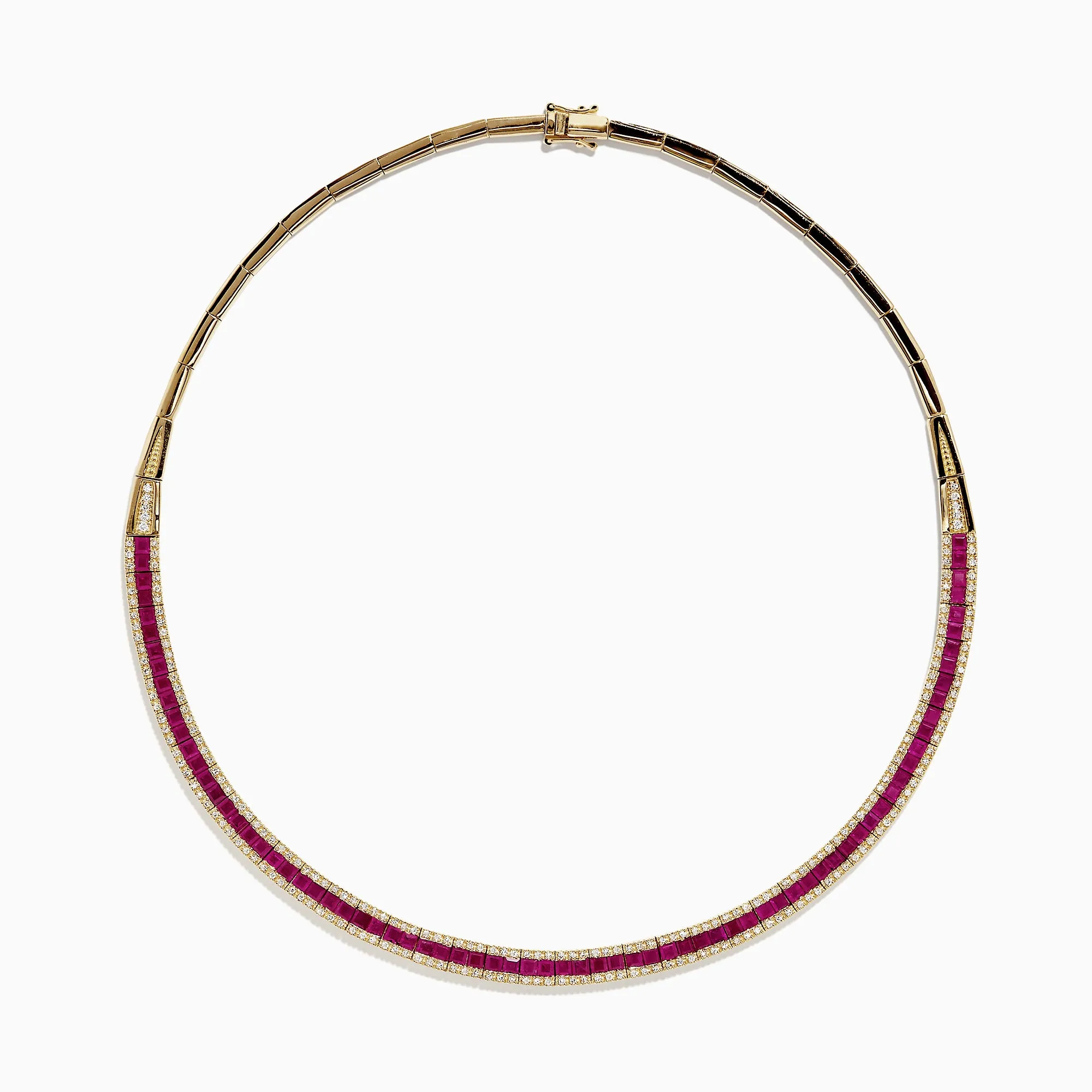 Ruby Royale 14K Yellow Gold Ruby and Diamond Collar Necklace, 11.31 TCW sold by Effy product image thumbnail 2