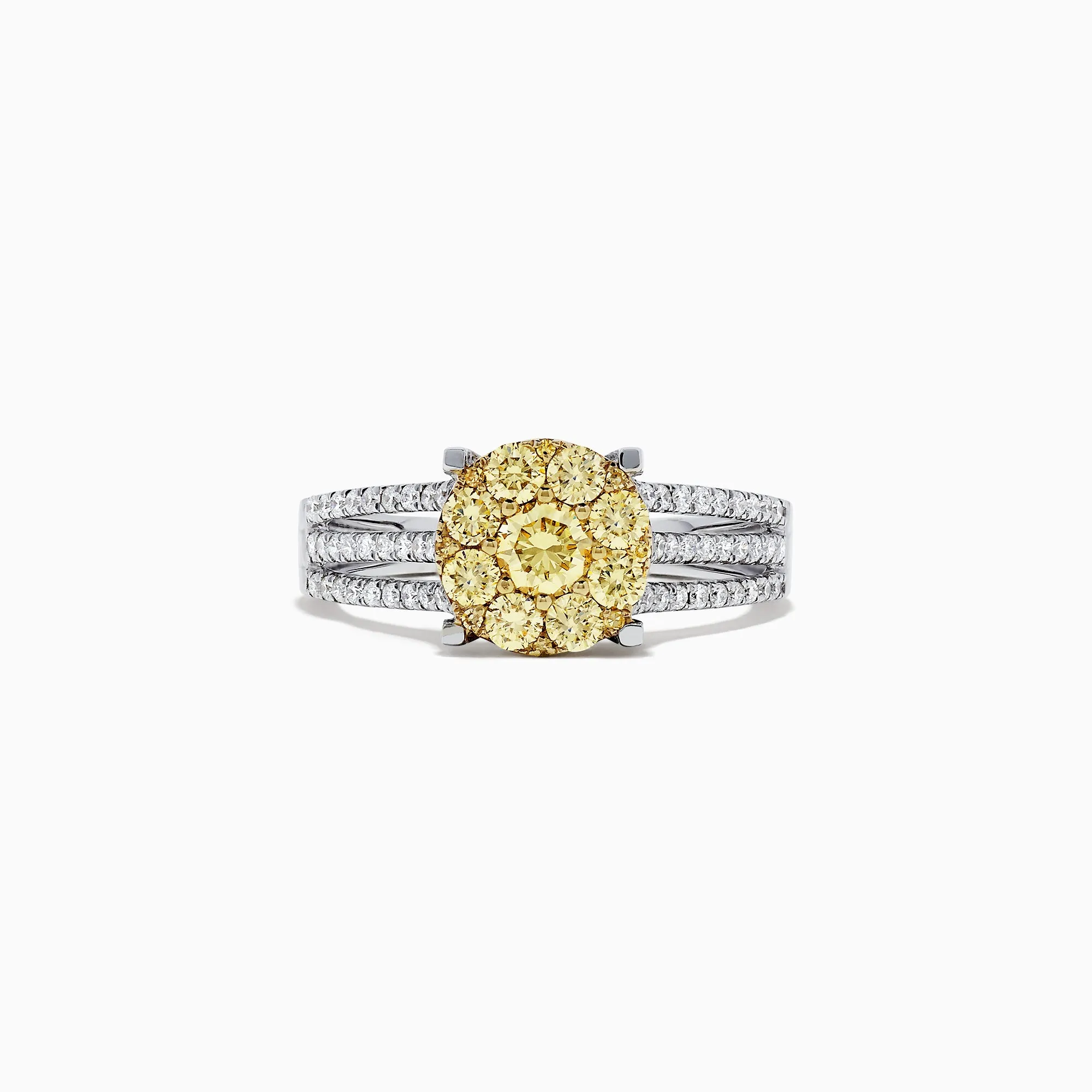 Canare 14K 2-Tone Gold Yellow Diamond Bouquet Ring, 1.00 TCW sold by Effy