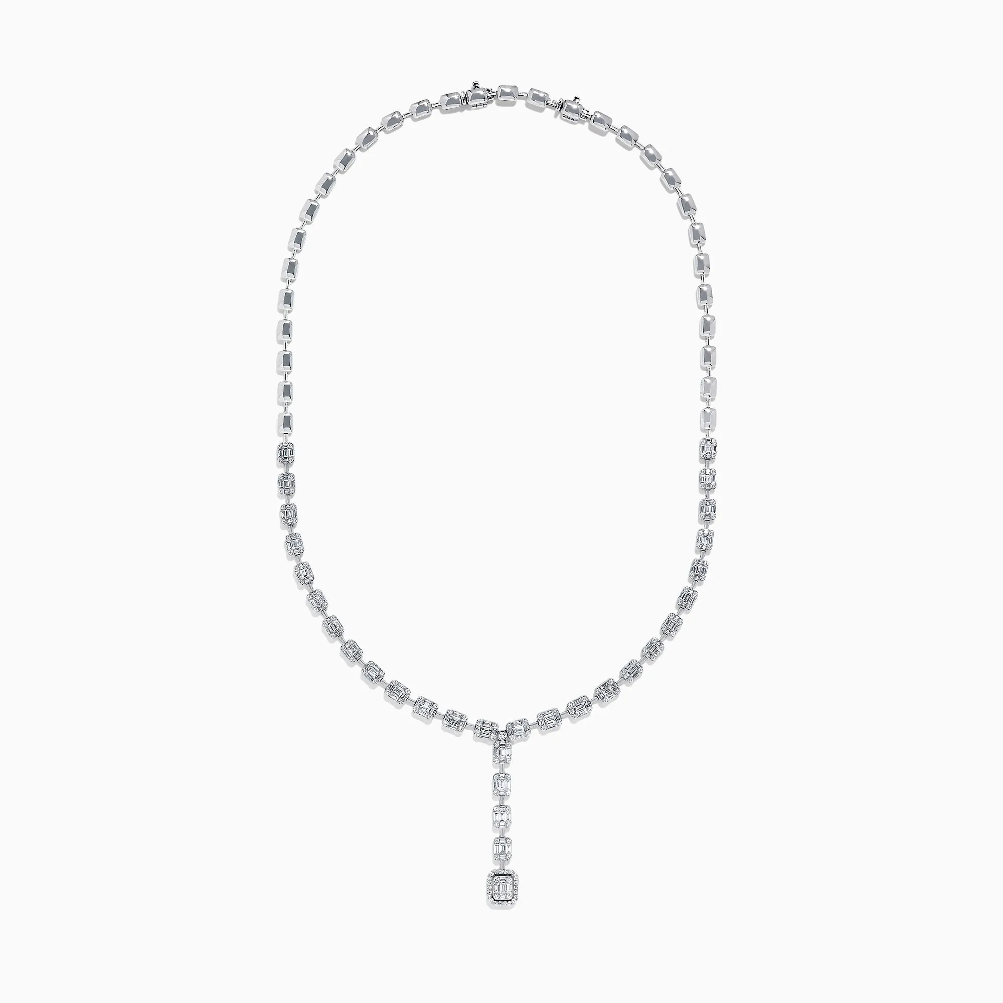 Classique 18K White Gold Diamond Lariat Necklace, 3.74 TCW sold by Effy product image thumbnail 2