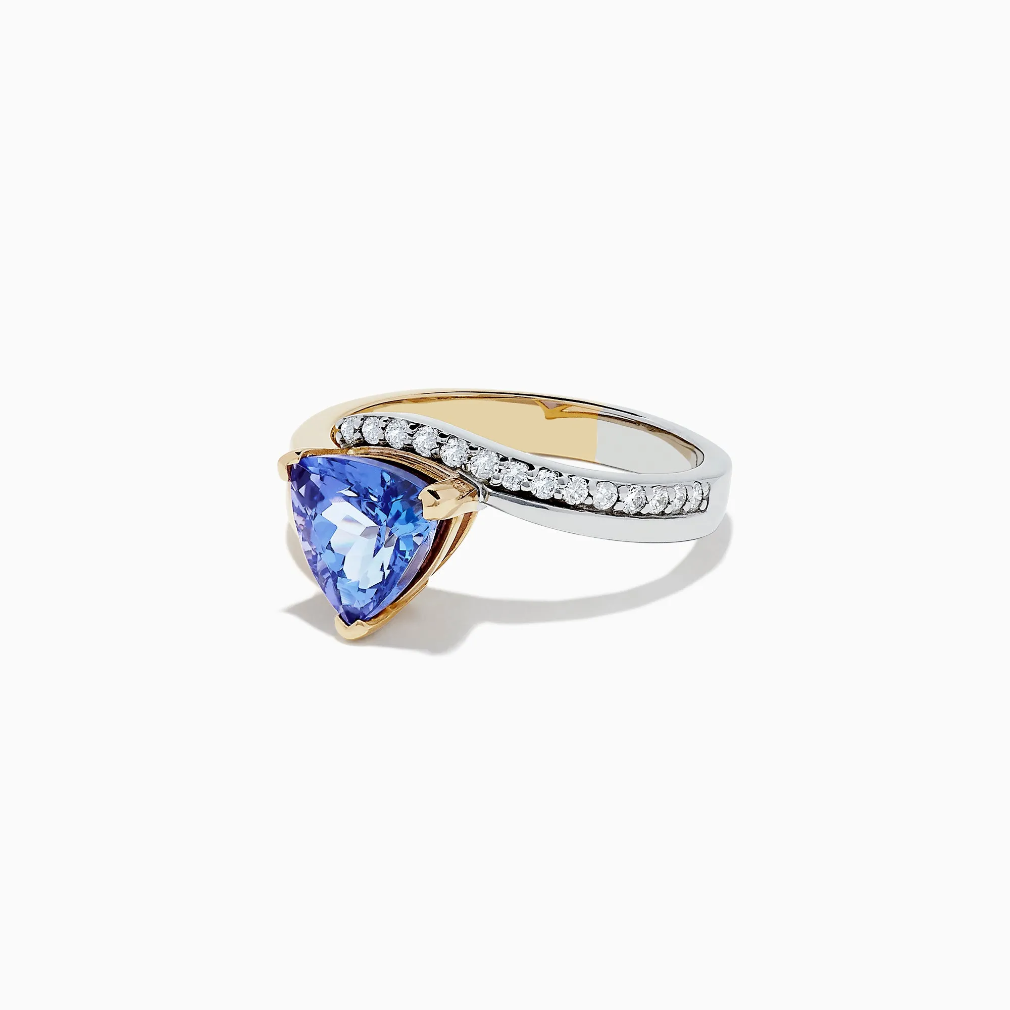 Nahla Siri 14K 2-Tone Gold Tanzanite and Diamond Ring, 1.66 TCW sold by Effy product image thumbnail 2
