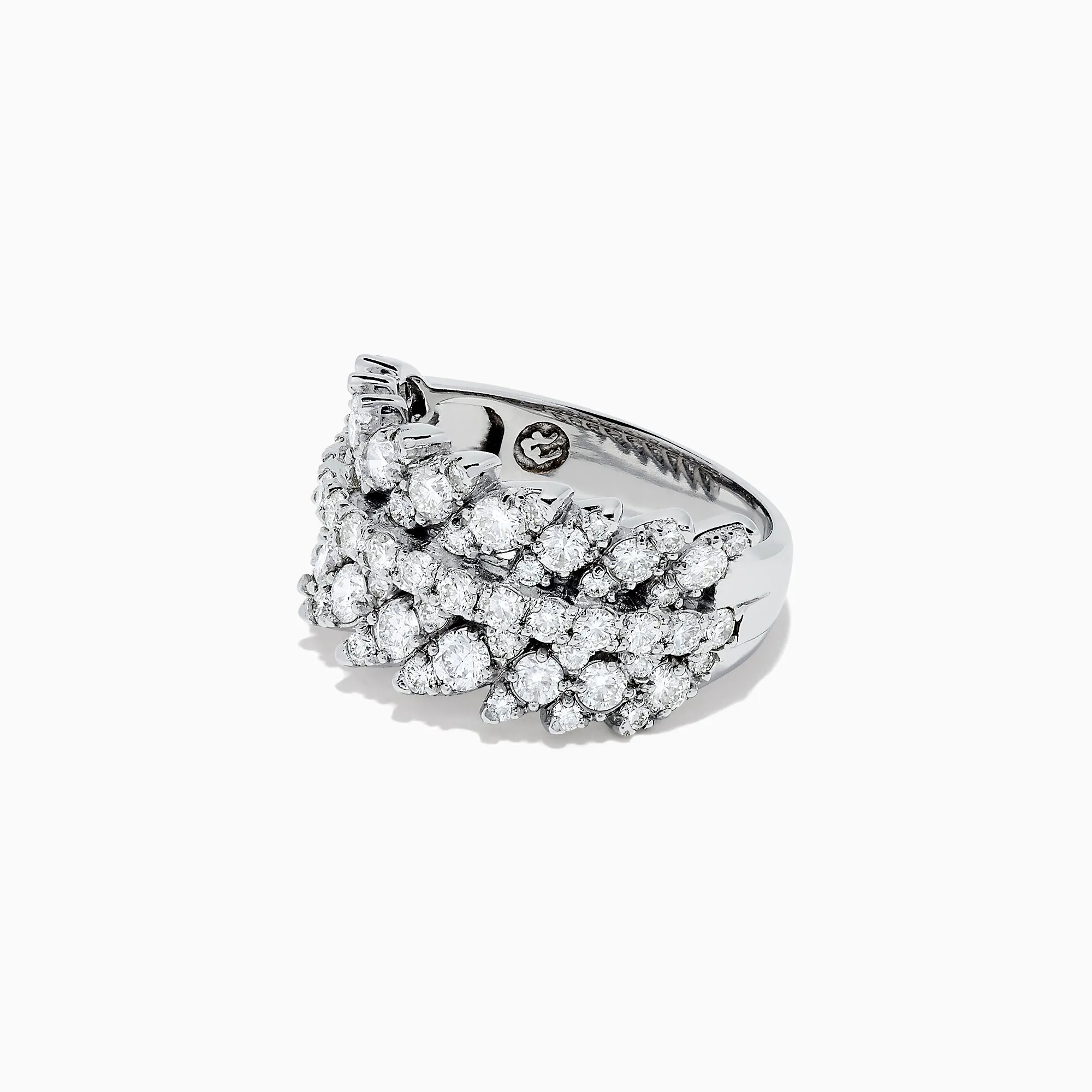 Pave Classica 14K White Gold Diamond Ring, 1.88 TCW sold by Effy product image thumbnail 2