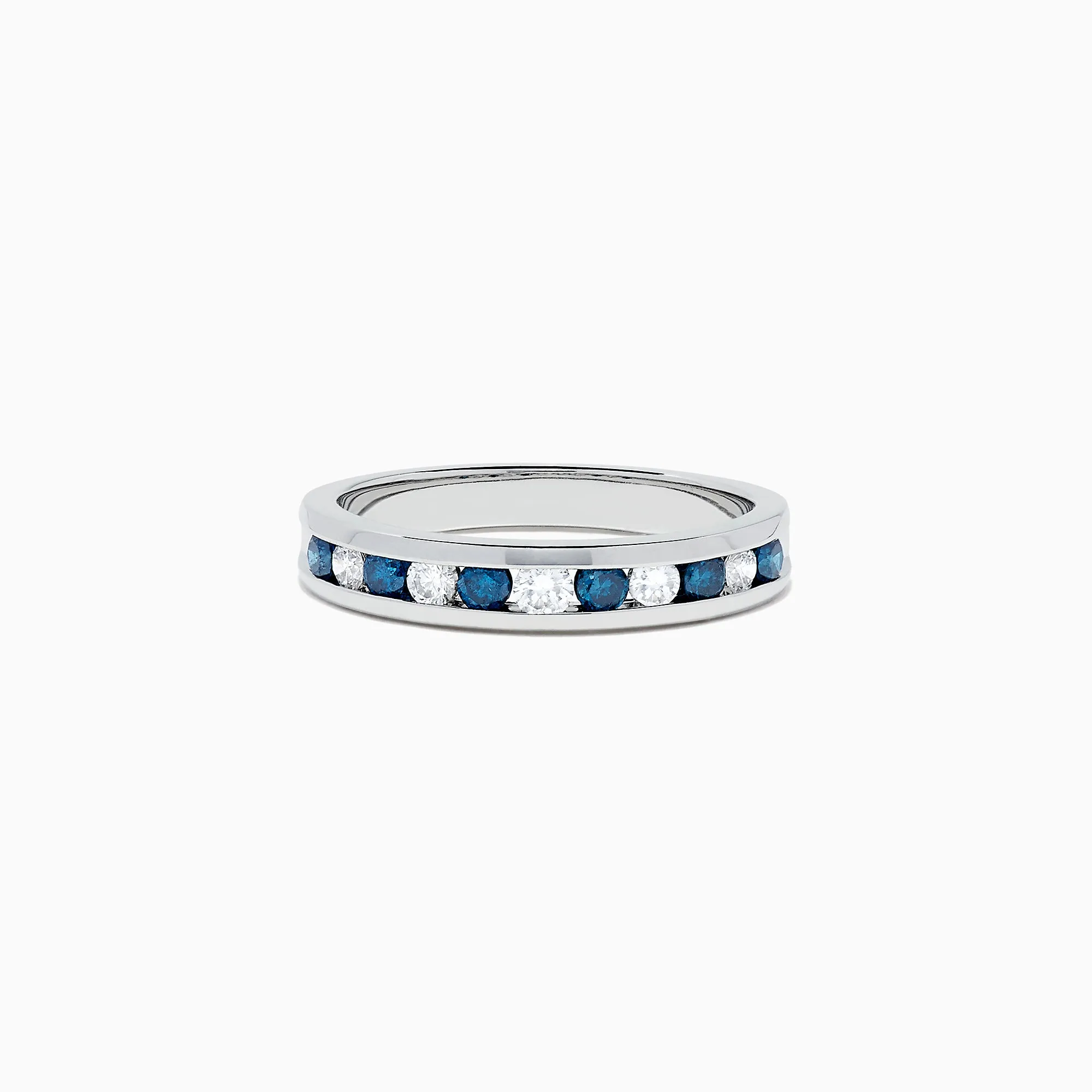 Bella Bleu 14K White Gold Blue and White Diamond Ring, 0.50 TCW sold by Effy