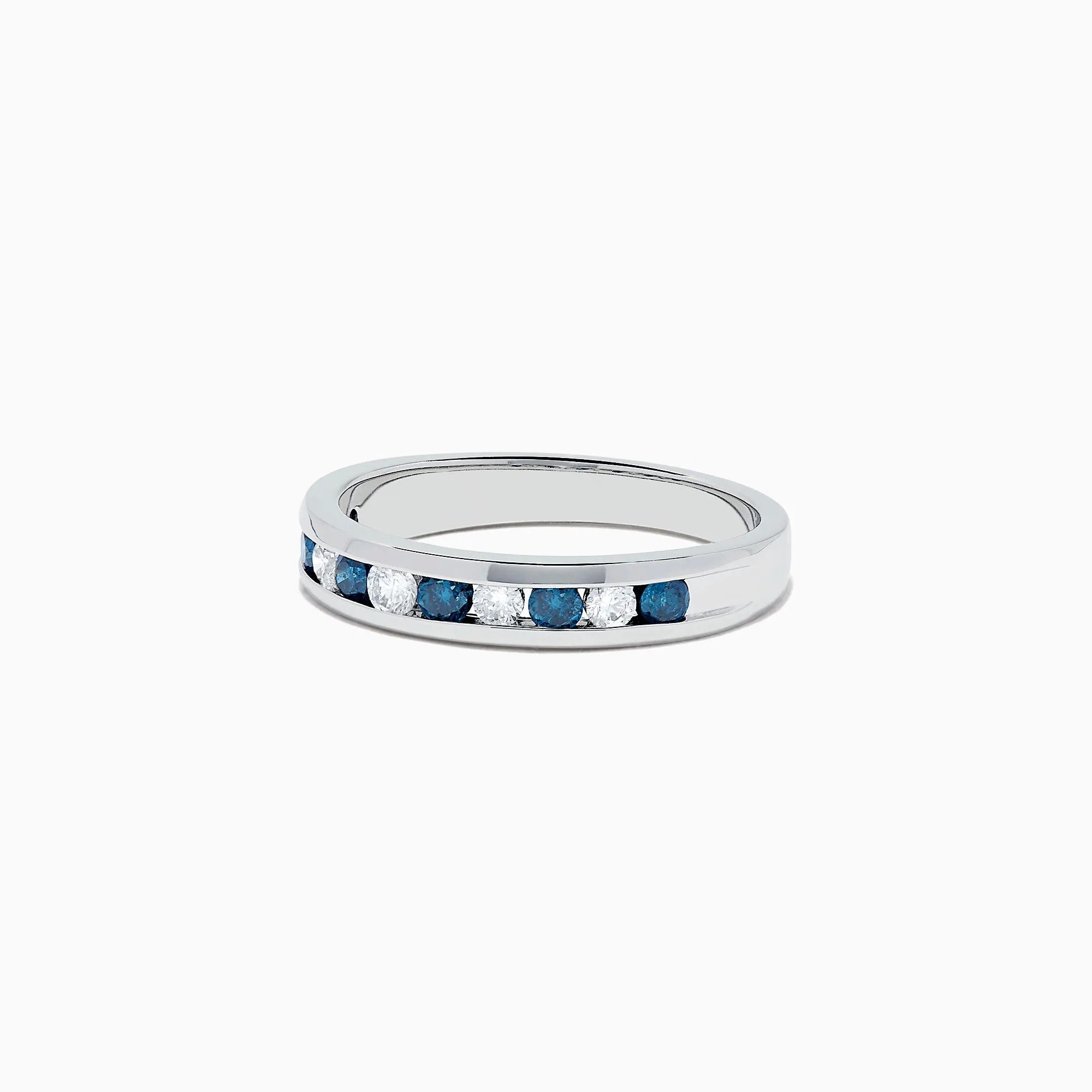 Bella Bleu 14K White Gold Blue and White Diamond Ring, 0.50 TCW sold by Effy product image thumbnail 2