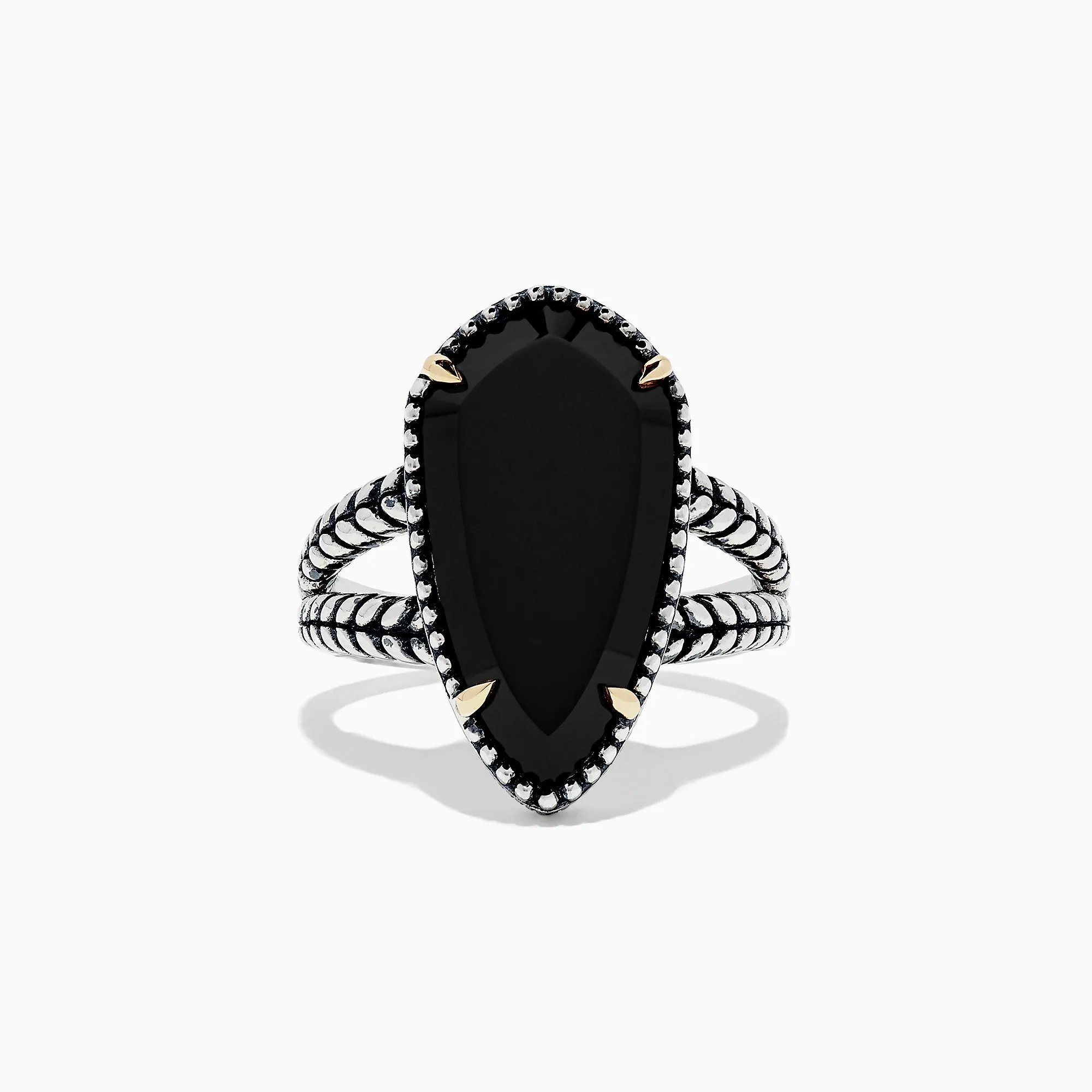 Eclipse 925 Sterling Silver Onyx Ring, 4.37 TCW sold by Effy