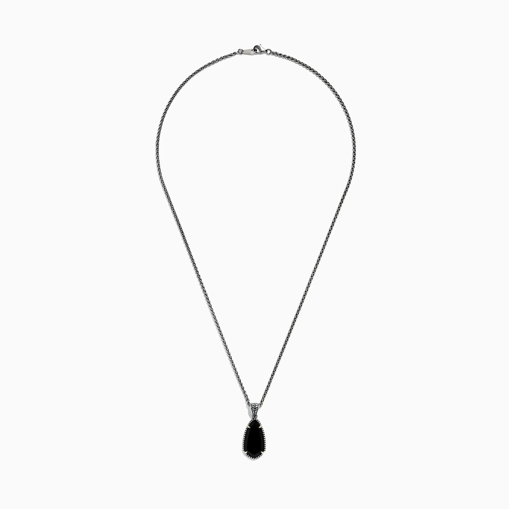 Eclipse 925 Sterling Silver Onyx Pendant, 4.56 TCW sold by Effy product image thumbnail 2