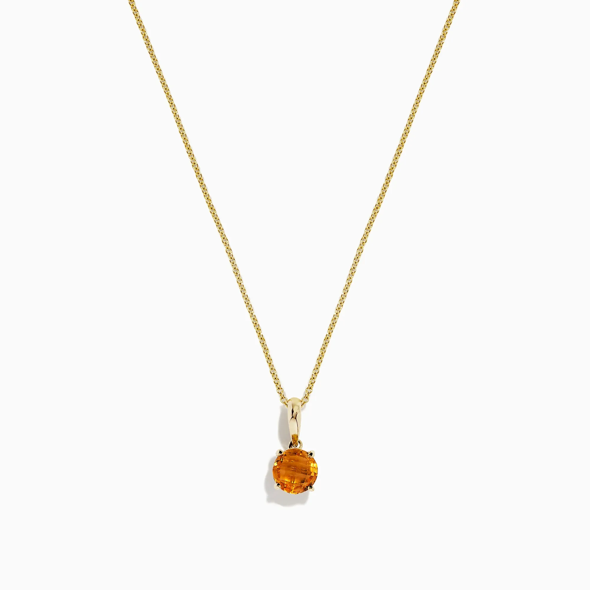 Sunset 14K Yellow Gold Citrine Pendant, 0.81 TCW sold by Effy