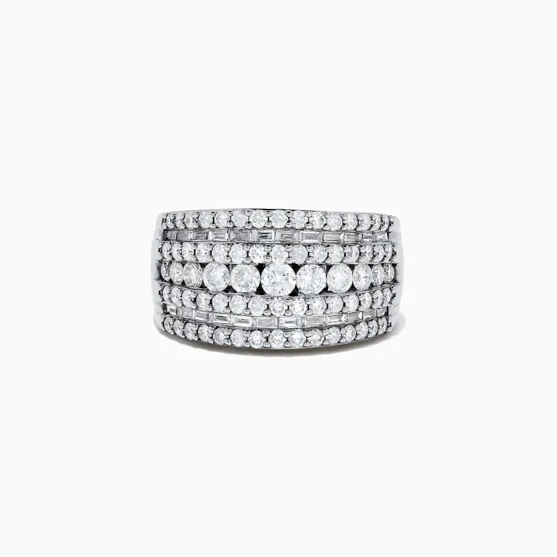 Pave Classica 14K White Gold Diamond Ring, 1.99 TCW sold by Effy