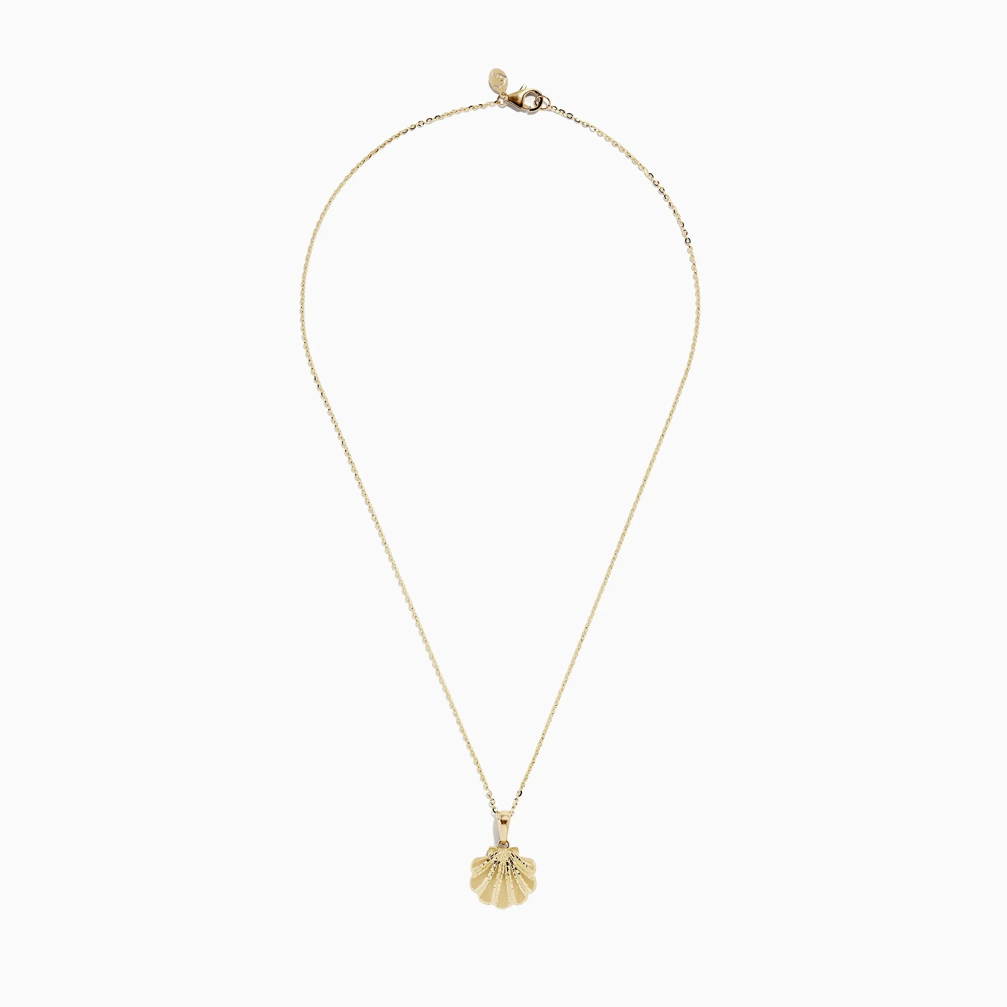 Seaside 14K Yellow Gold Scallop Shell Pendant sold by Effy product image thumbnail 2