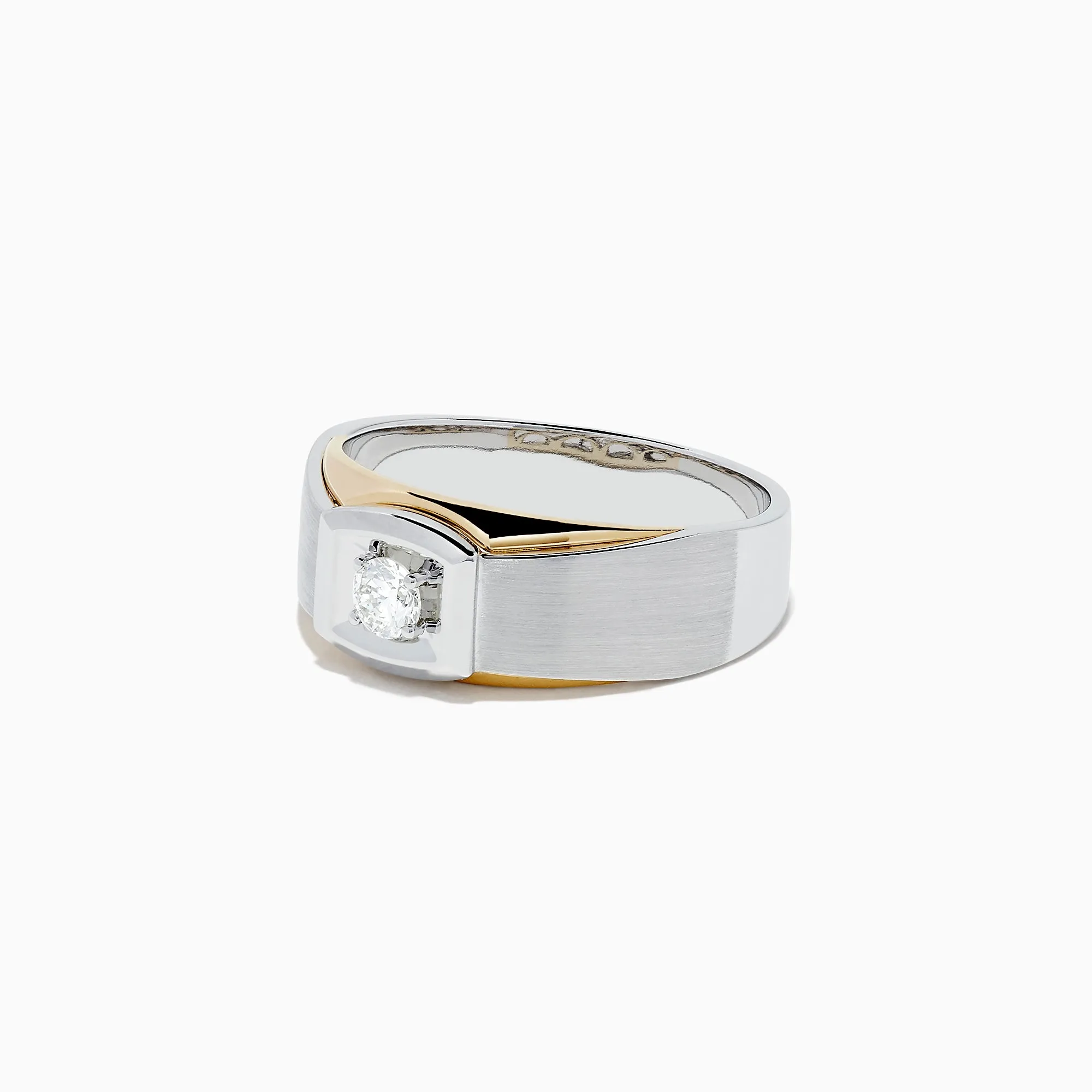 Men's 14K Two Tone Gold Diamond Ring, 0.23 TCW sold by Effy product image thumbnail 2