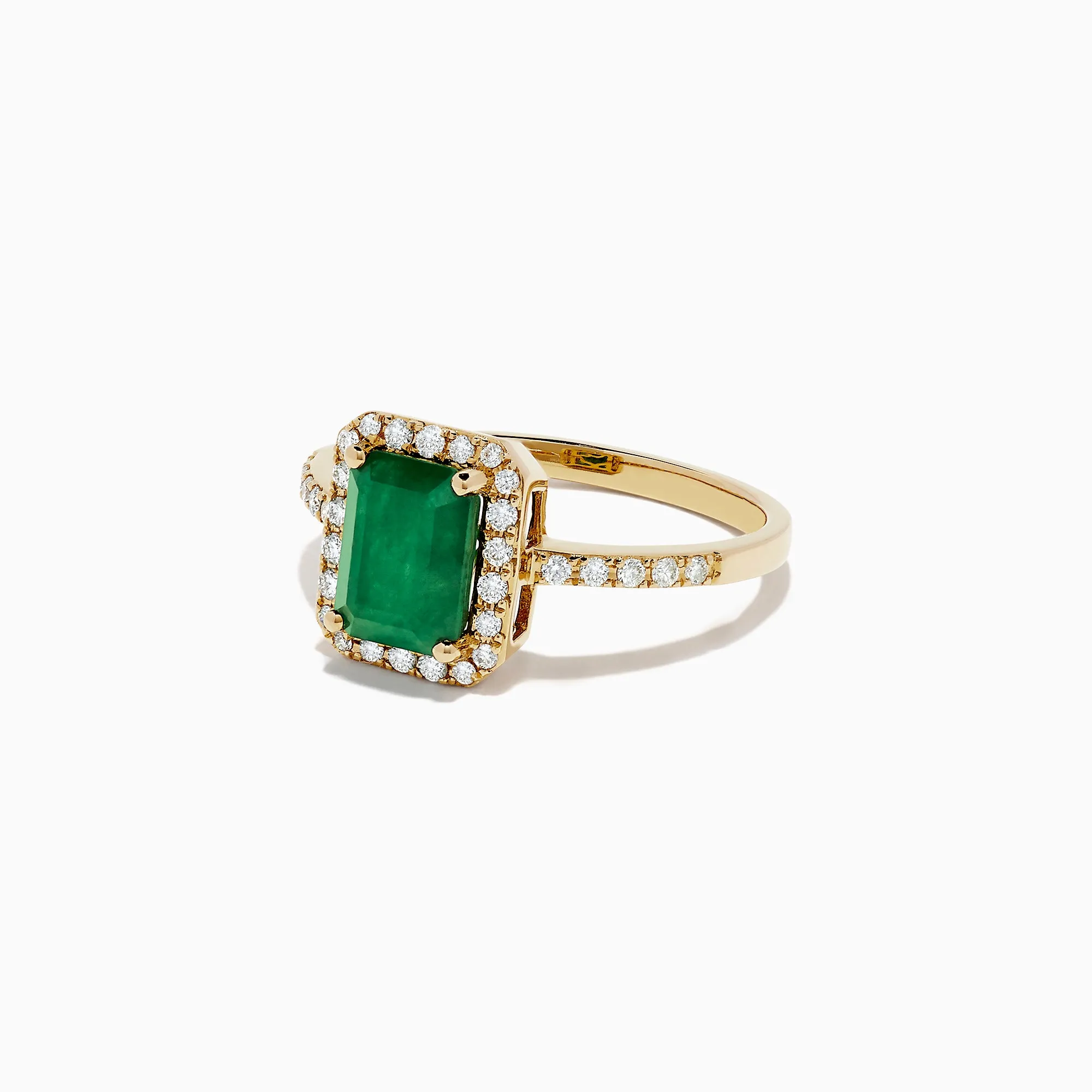 Brasilica 14K Yellow Gold Emerald and Diamond Ring, 1.69 TCW sold by Effy product image thumbnail 2