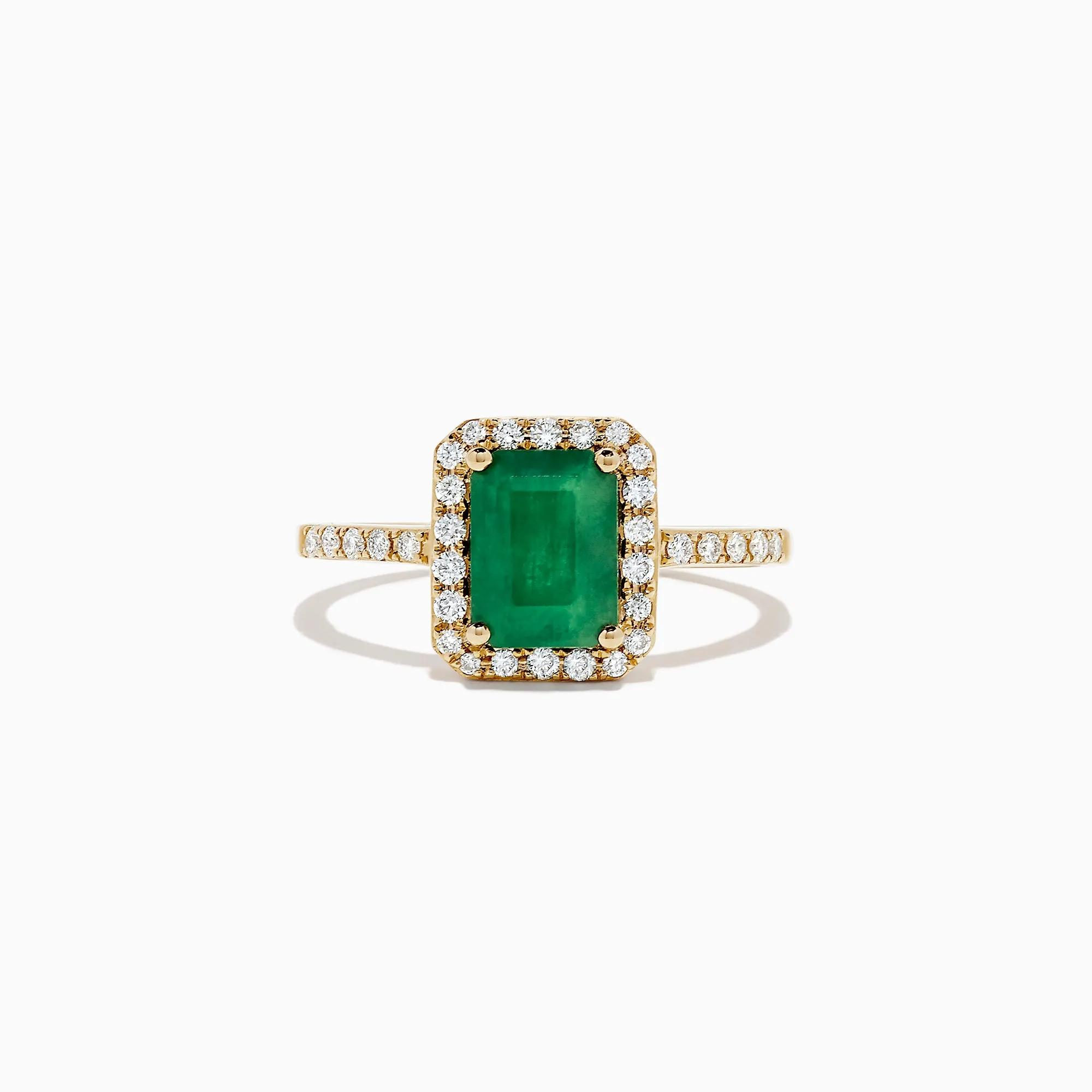Brasilica 14K Yellow Gold Emerald and Diamond Ring, 1.69 TCW sold by Effy