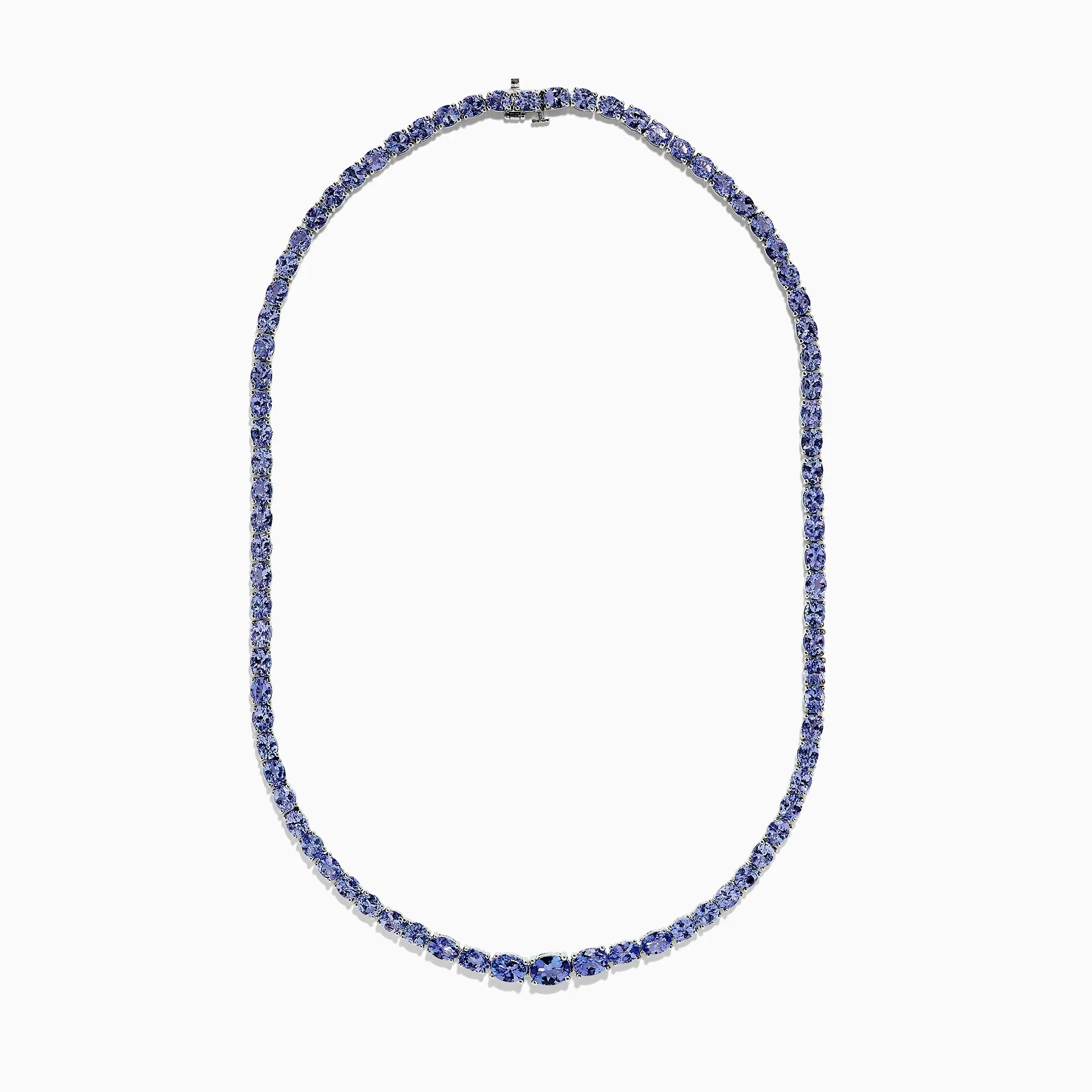 Nahla Siri Sterling Silver Tanzanite Necklace, 27.69 TCW sold by Effy product image thumbnail 2