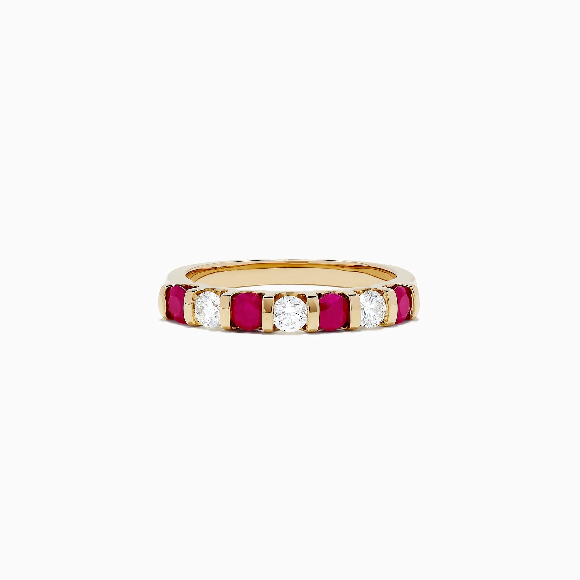 Ruby Royale 14K Yellow Gold Ruby and Diamond Band, 0.82 TCW sold by Effy