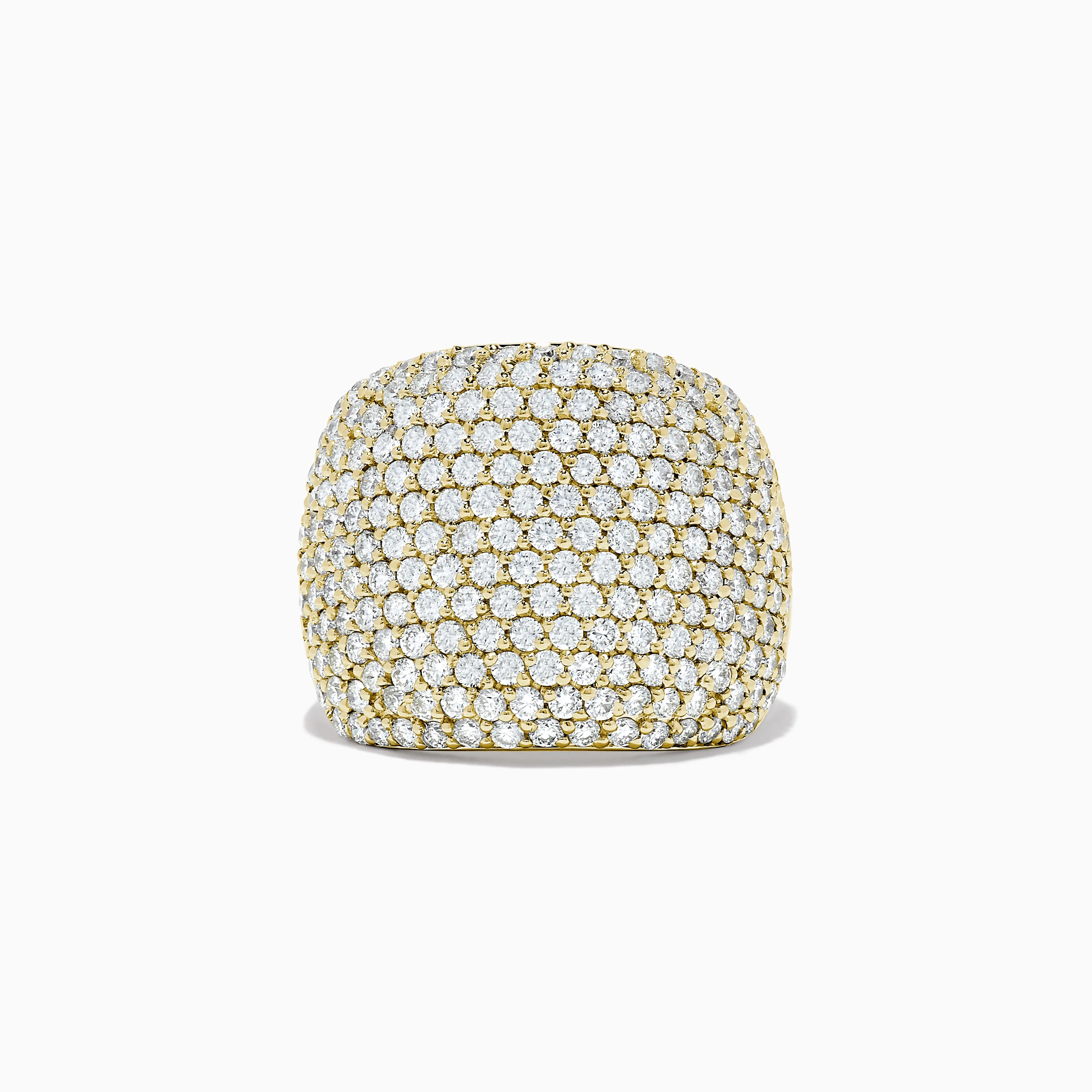D'Oro 14K Yellow Gold Diamond Pave Ring, 2.41 TCW sold by Effy
