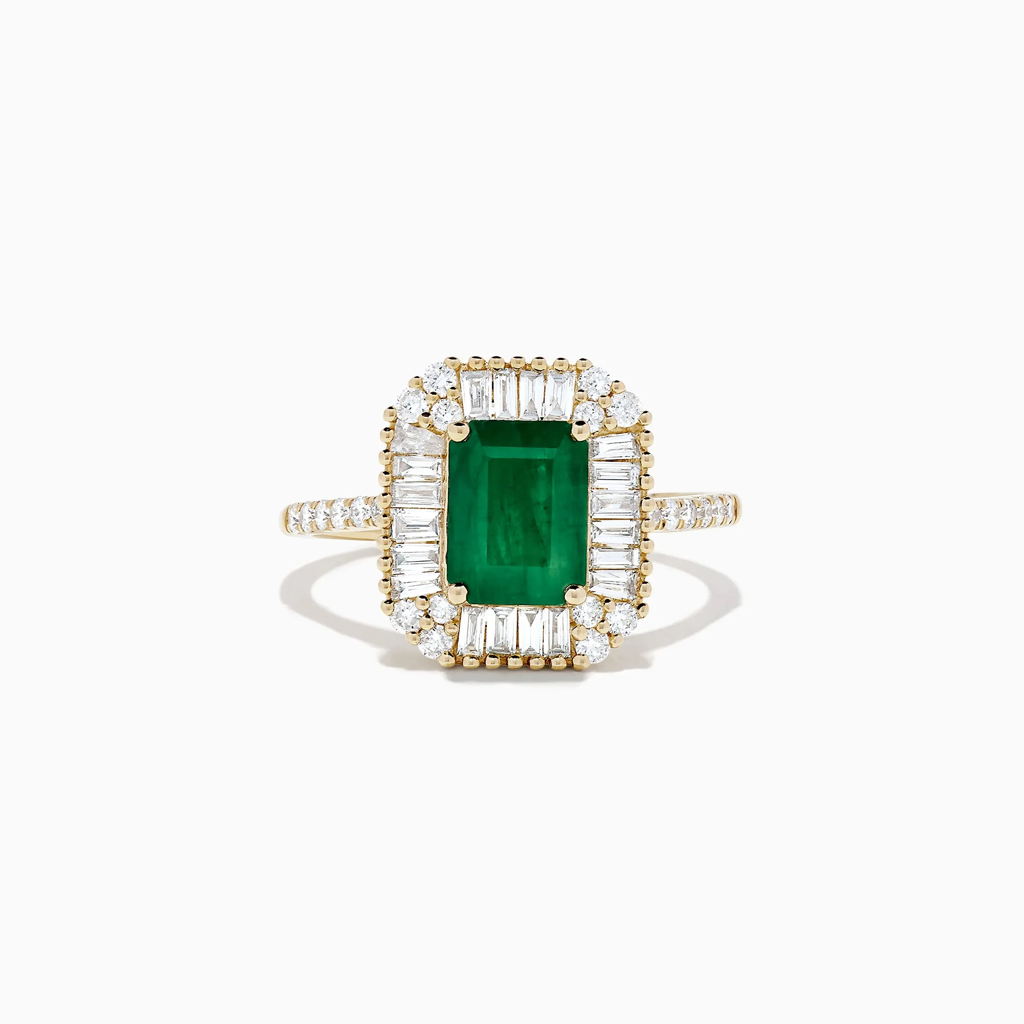 Brasilica 14K Yellow Gold Emerald and Diamond Ring, 2.00 TCW sold by Effy