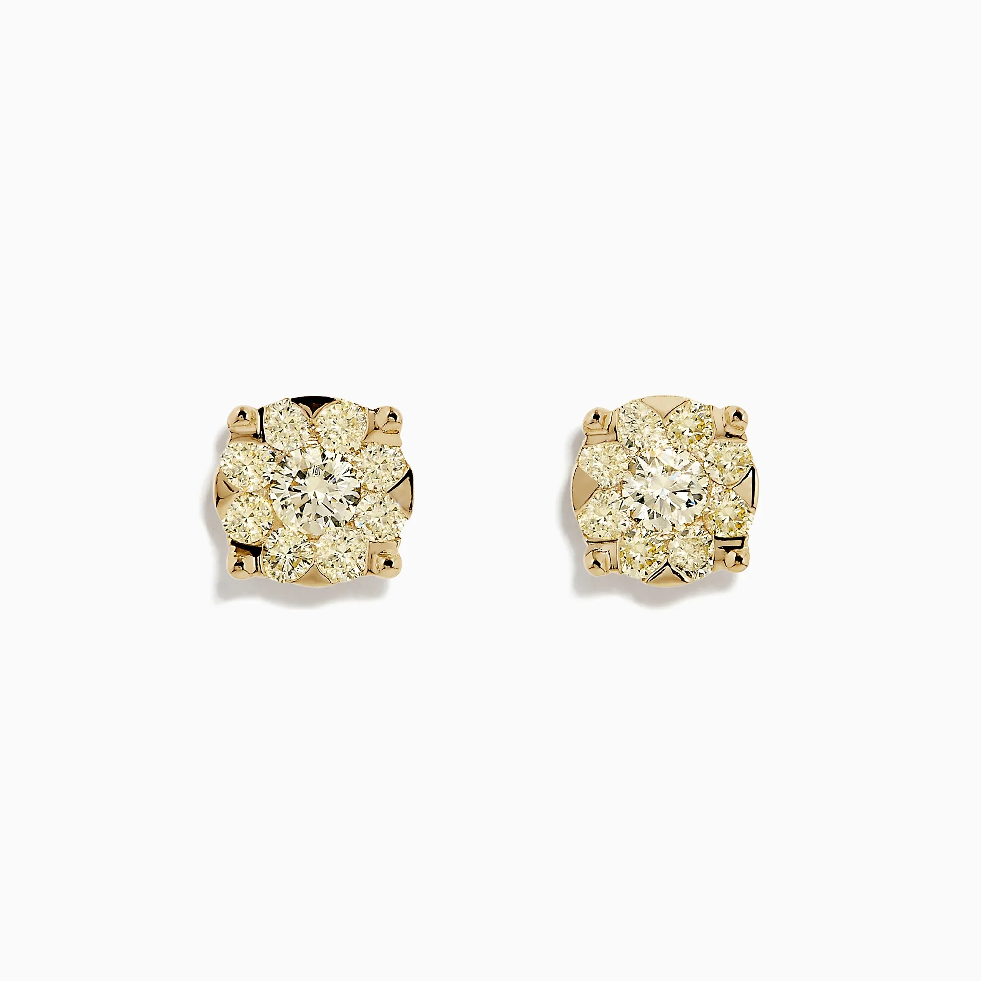 Canare 14K Yellow Gold Yellow Diamond Bouquet Earrings, 1.41 TCW sold by Effy