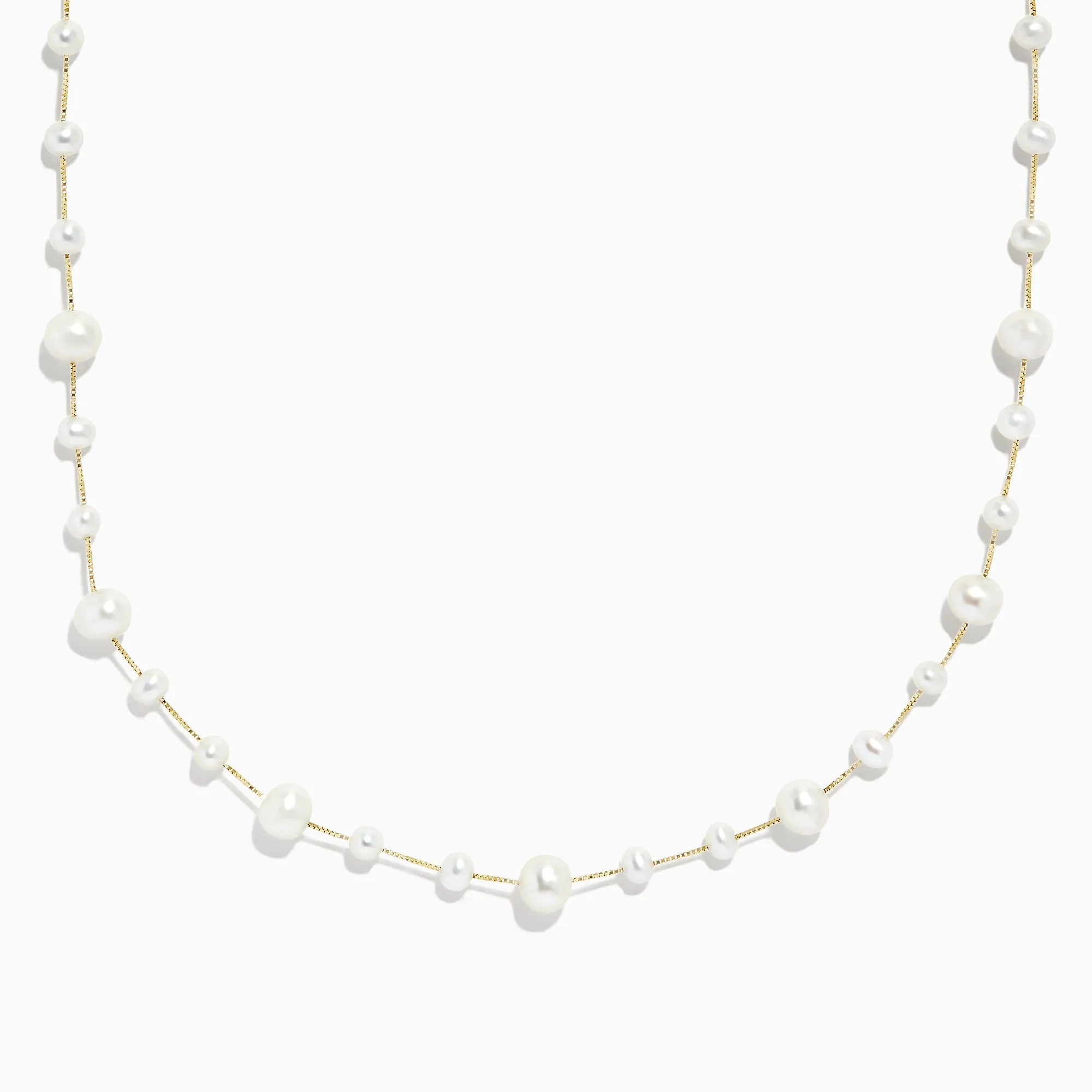 14K Yellow Gold Cultured Fresh Water Pearl Necklace sold by Effy