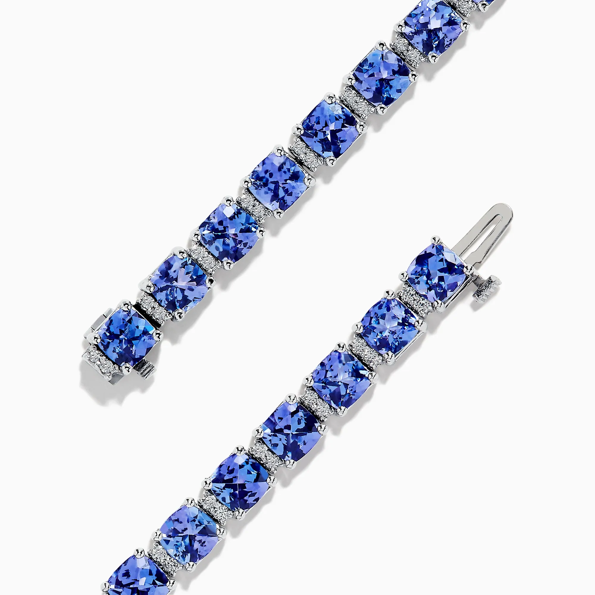 Nahla Siri 14K White Gold Tanzanite & Diamond Tennis Bracelet, 14.74 TCW sold by Effy product image thumbnail 2