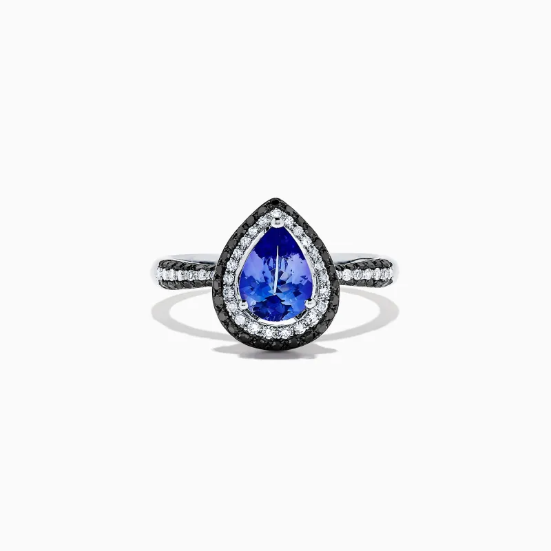 Nahla Siri 14K White Gold Tanzanite and Diamond Ring, 1.43 TCW sold by Effy