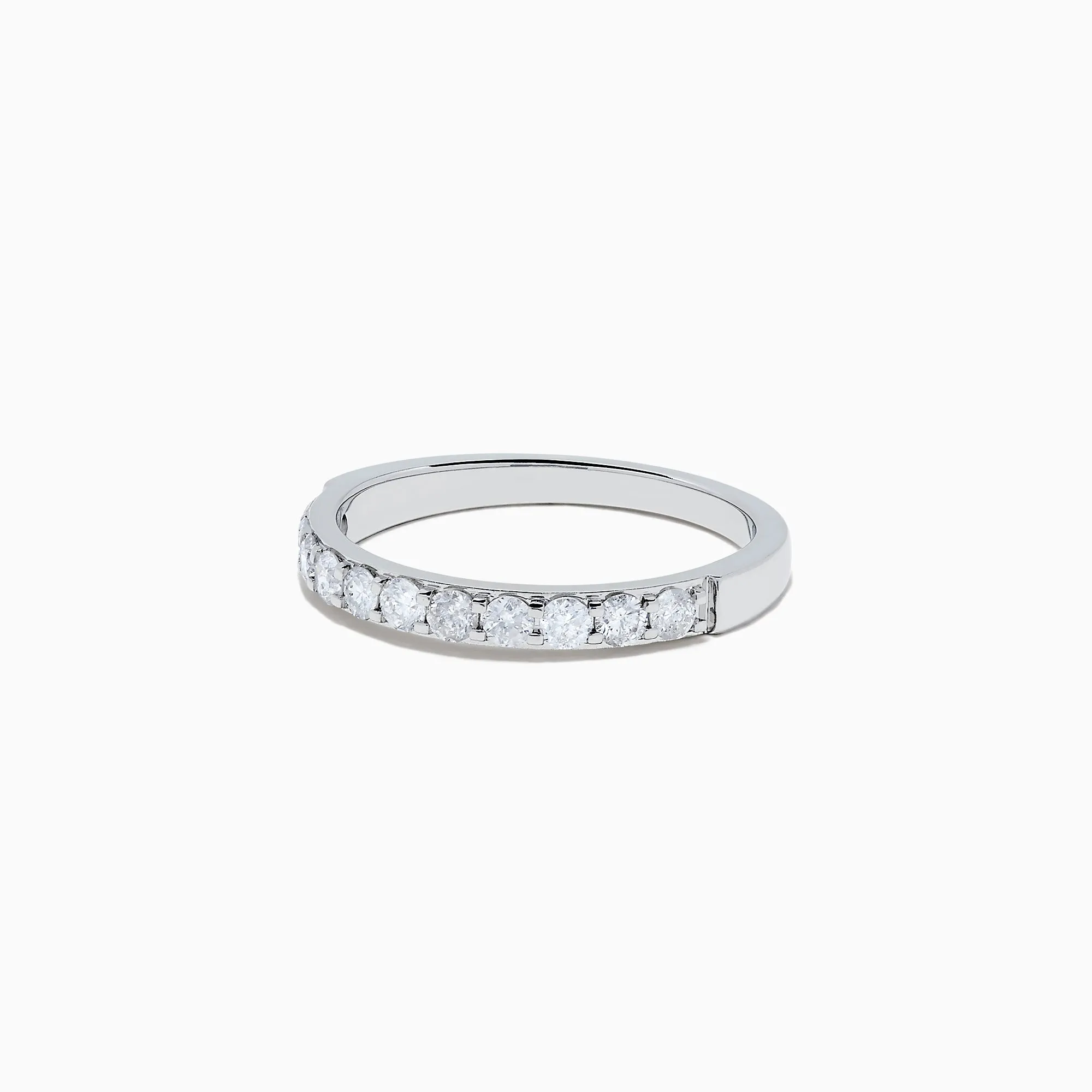 Pave Classica 14K White Gold Prong Set Diamond Band, 0.49 TCW sold by Effy product image thumbnail 2