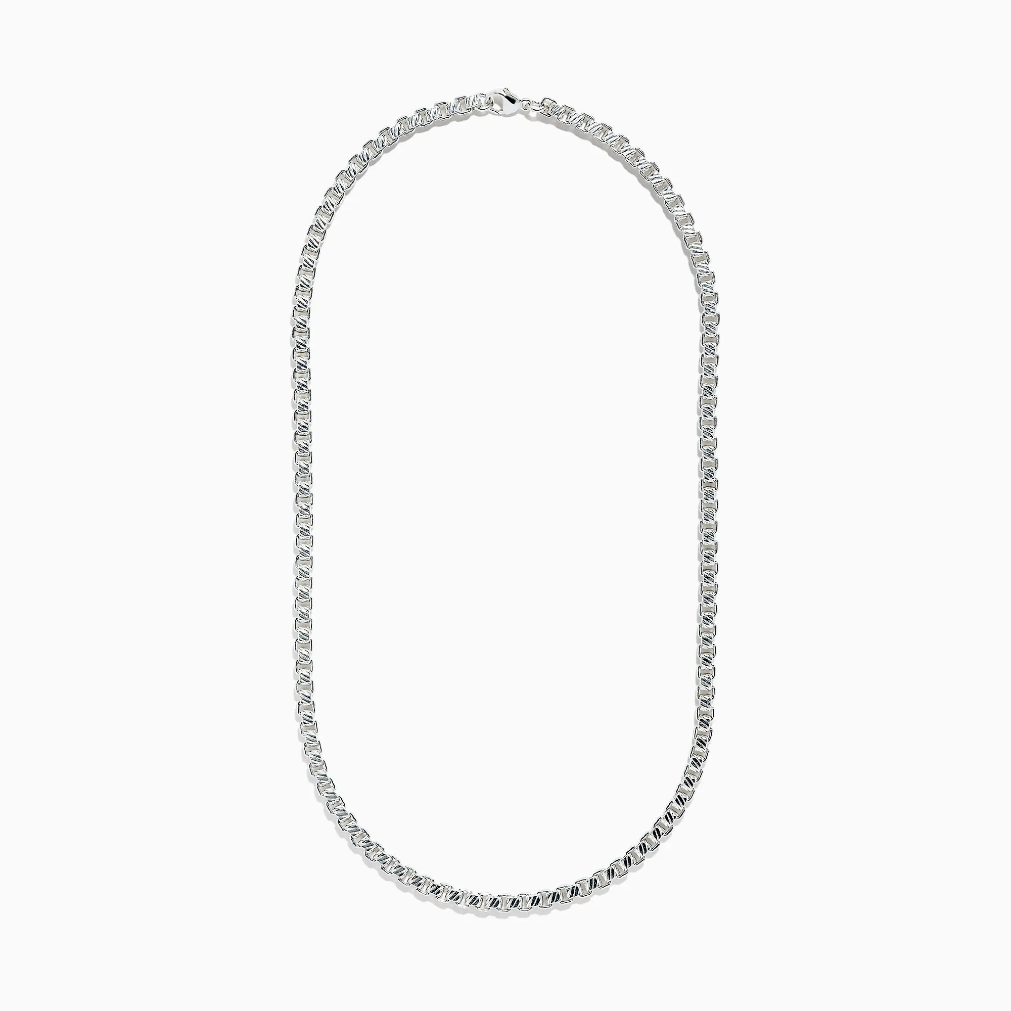 Men's Sterling Silver 21" Box Chain Necklace sold by Effy product image thumbnail 2