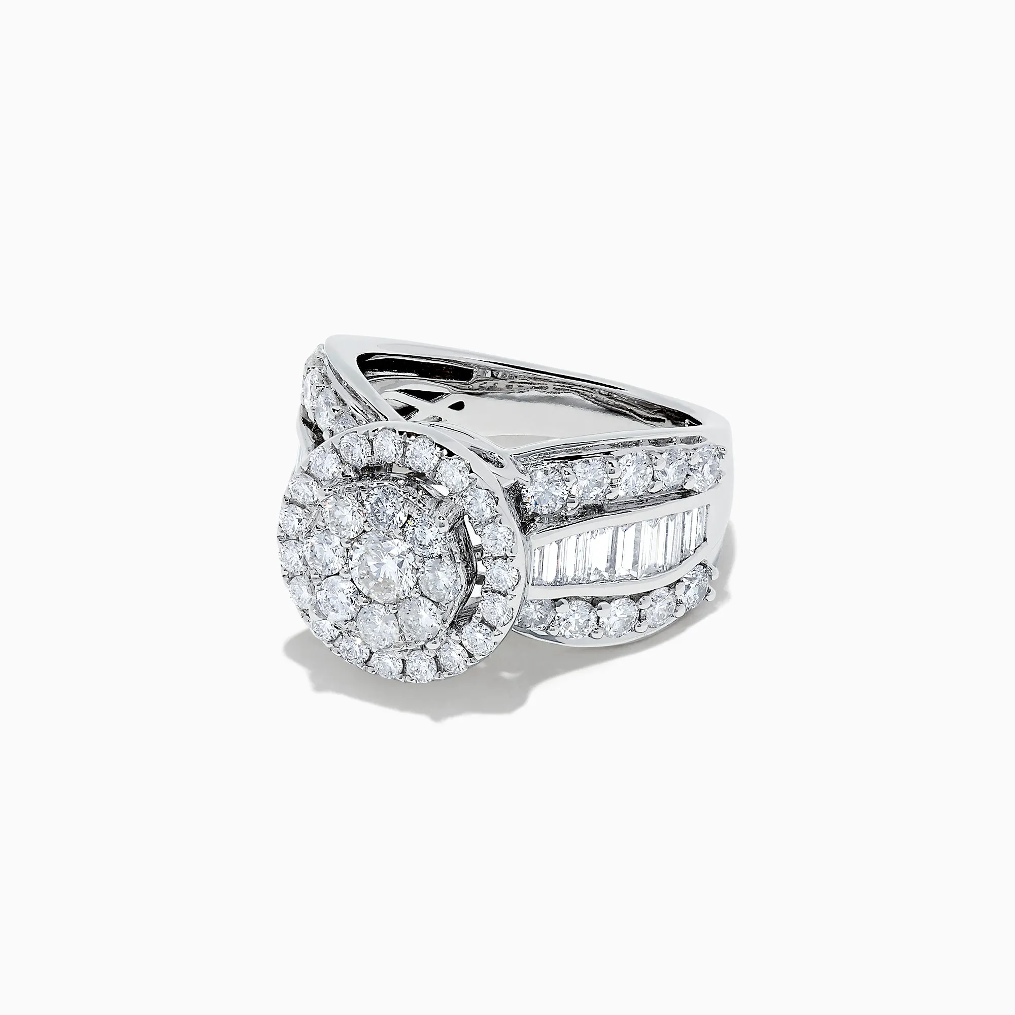 Bouquet 14K White Gold Diamond Cluster Ring, 2.51 TCW sold by Effy product image thumbnail 2