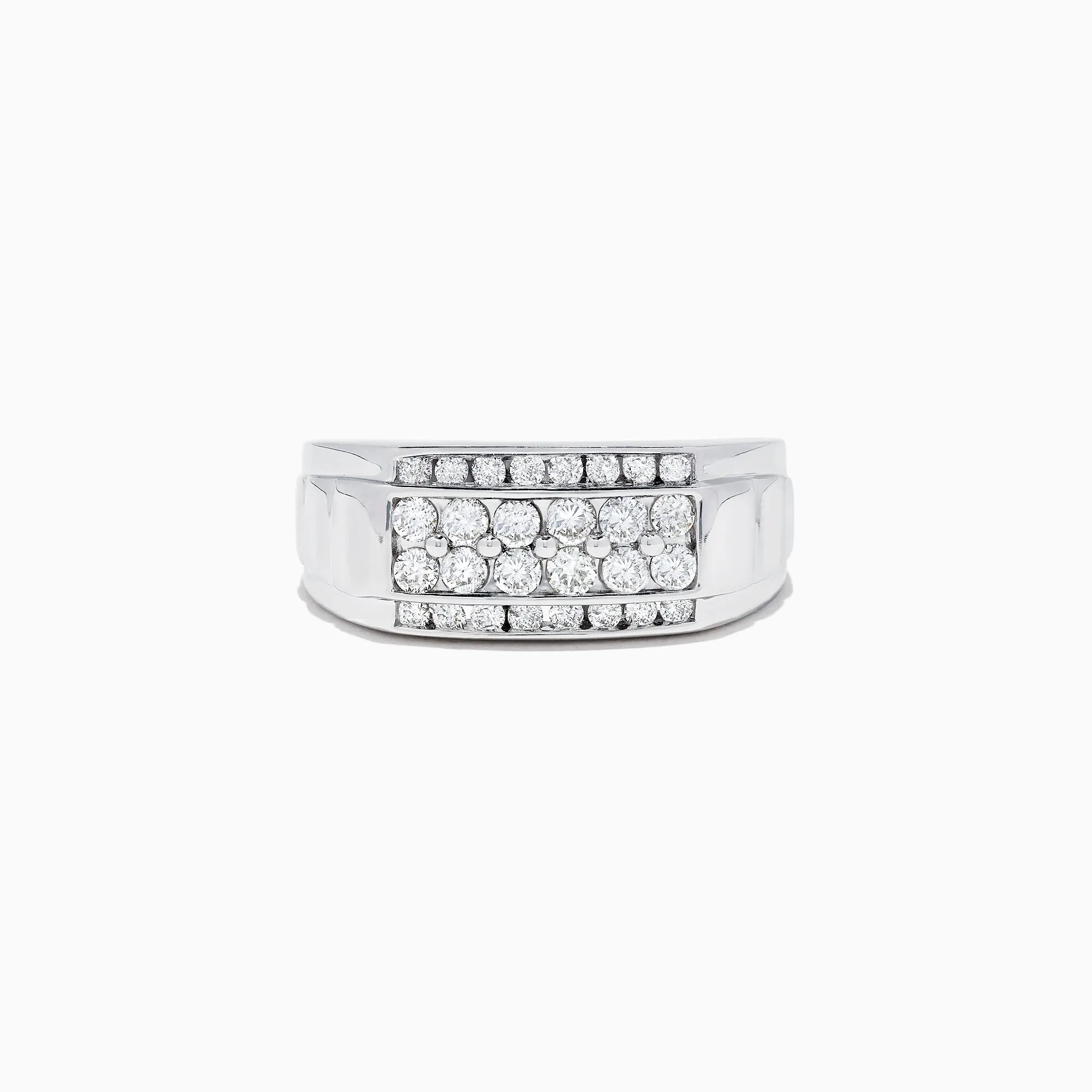 Men's 14K White Gold Diamond Ring, 0.96 TCW sold by Effy
