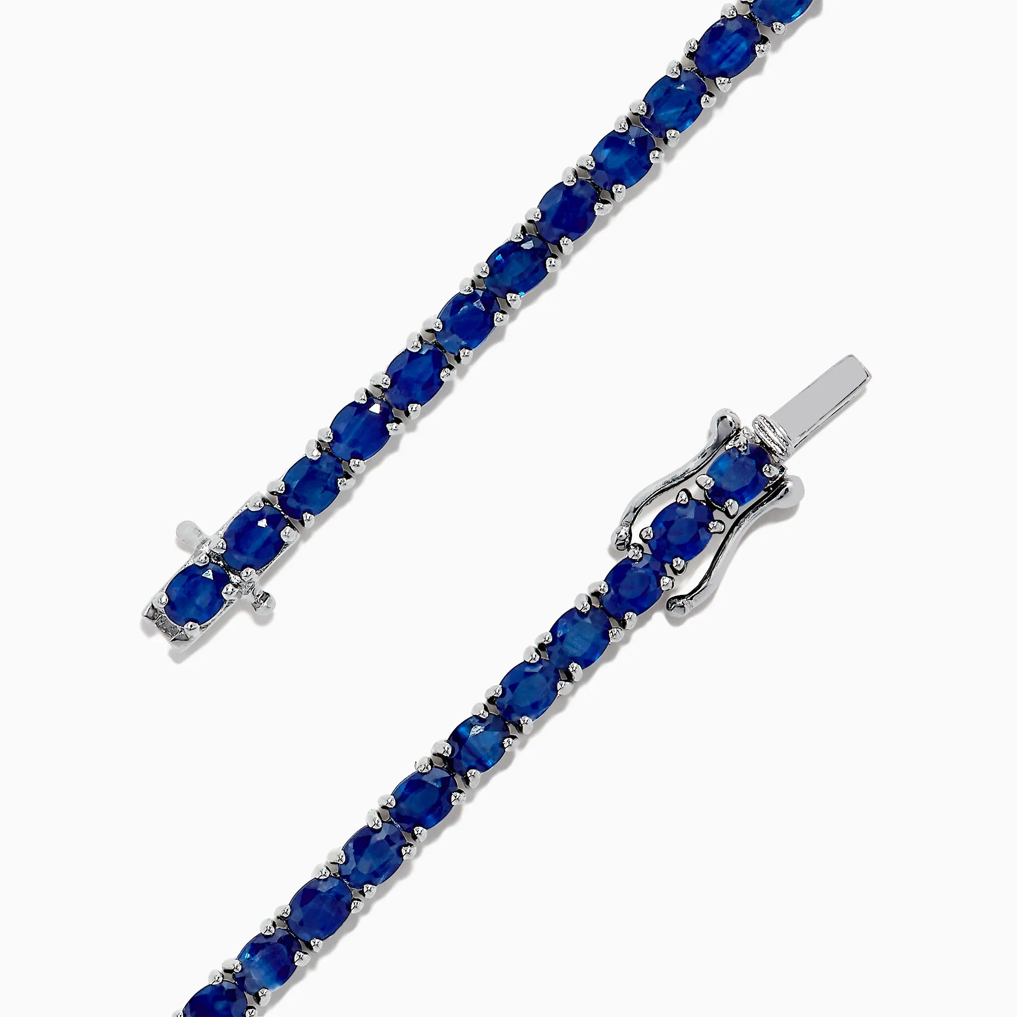 925 Sterling Silver Blue Sapphire Tennis Bracelet, 6.99 TCW sold by Effy product image thumbnail 2