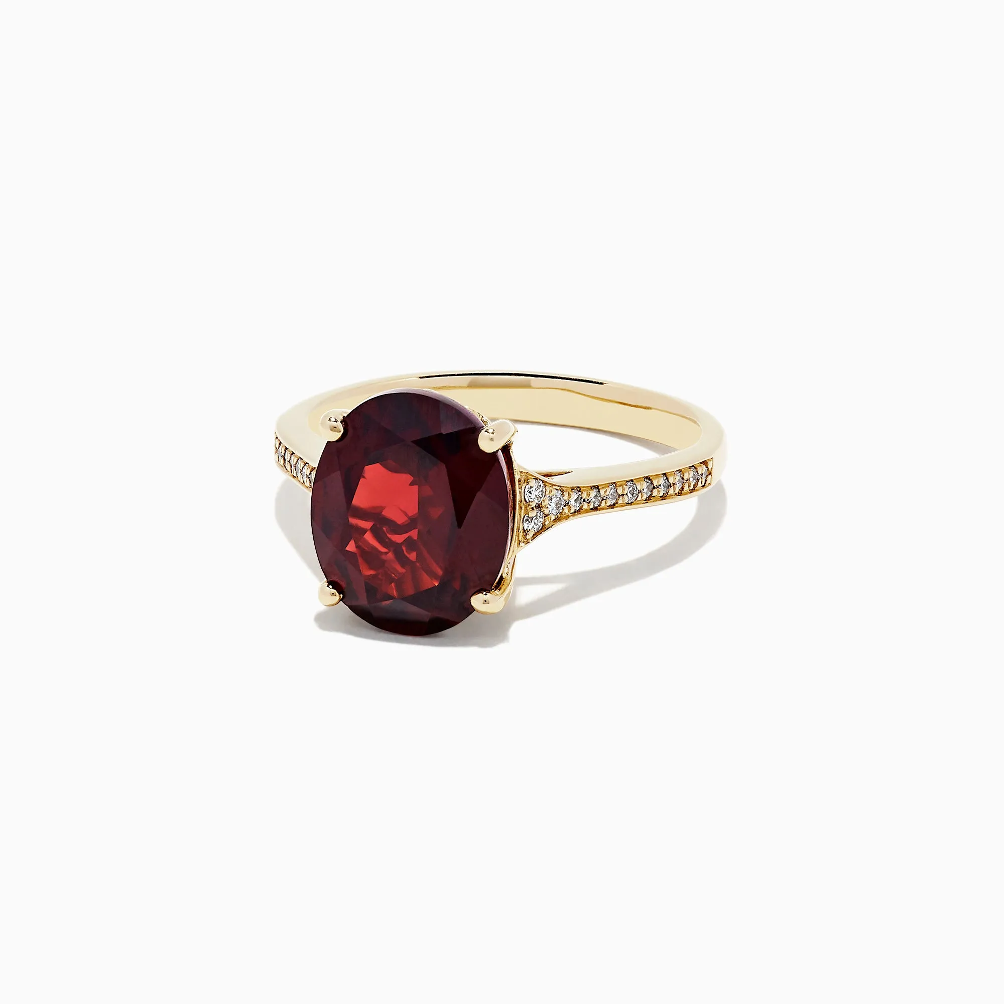Bordeaux 14K Yellow Gold Garnet and Diamond Ring, 4.76 TCW sold by Effy product image thumbnail 2