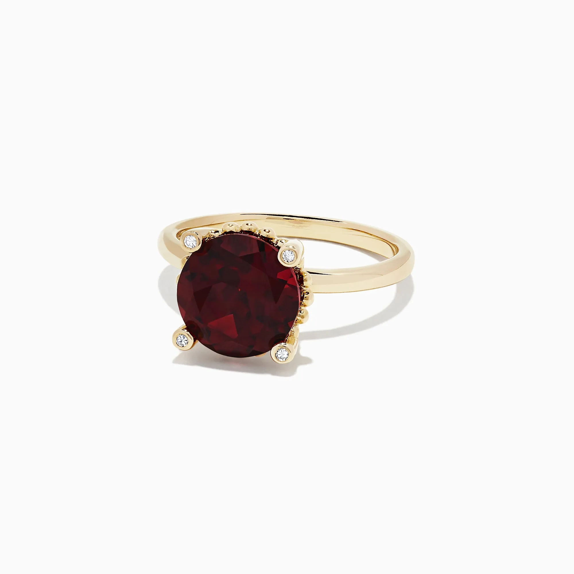 Bordeaux 14K Yellow Gold Garnet and Diamond Ring, 5.67 TCW sold by Effy product image thumbnail 2