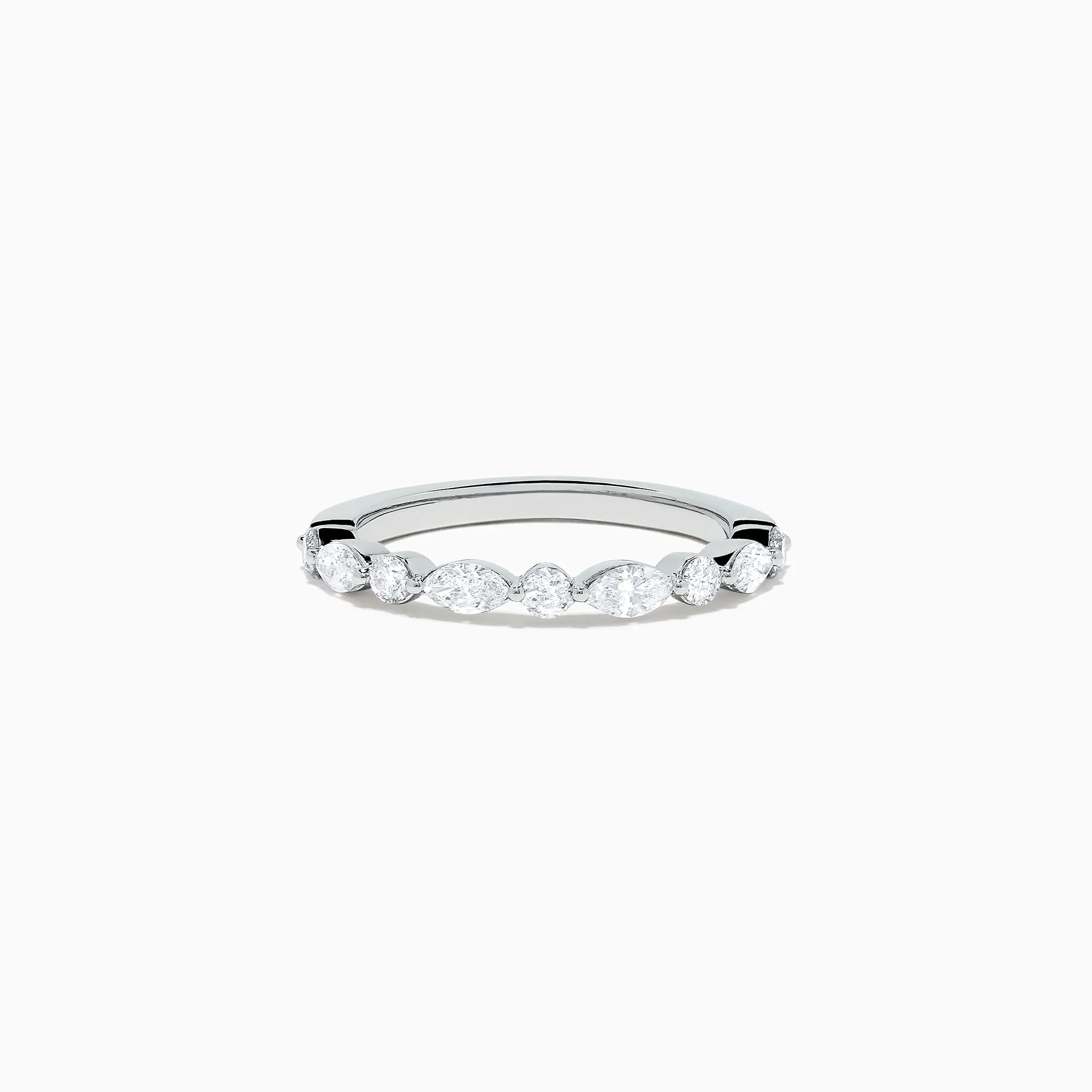 Pave Classica 14K White Gold Diamond Band, 0.59 TCW sold by Effy