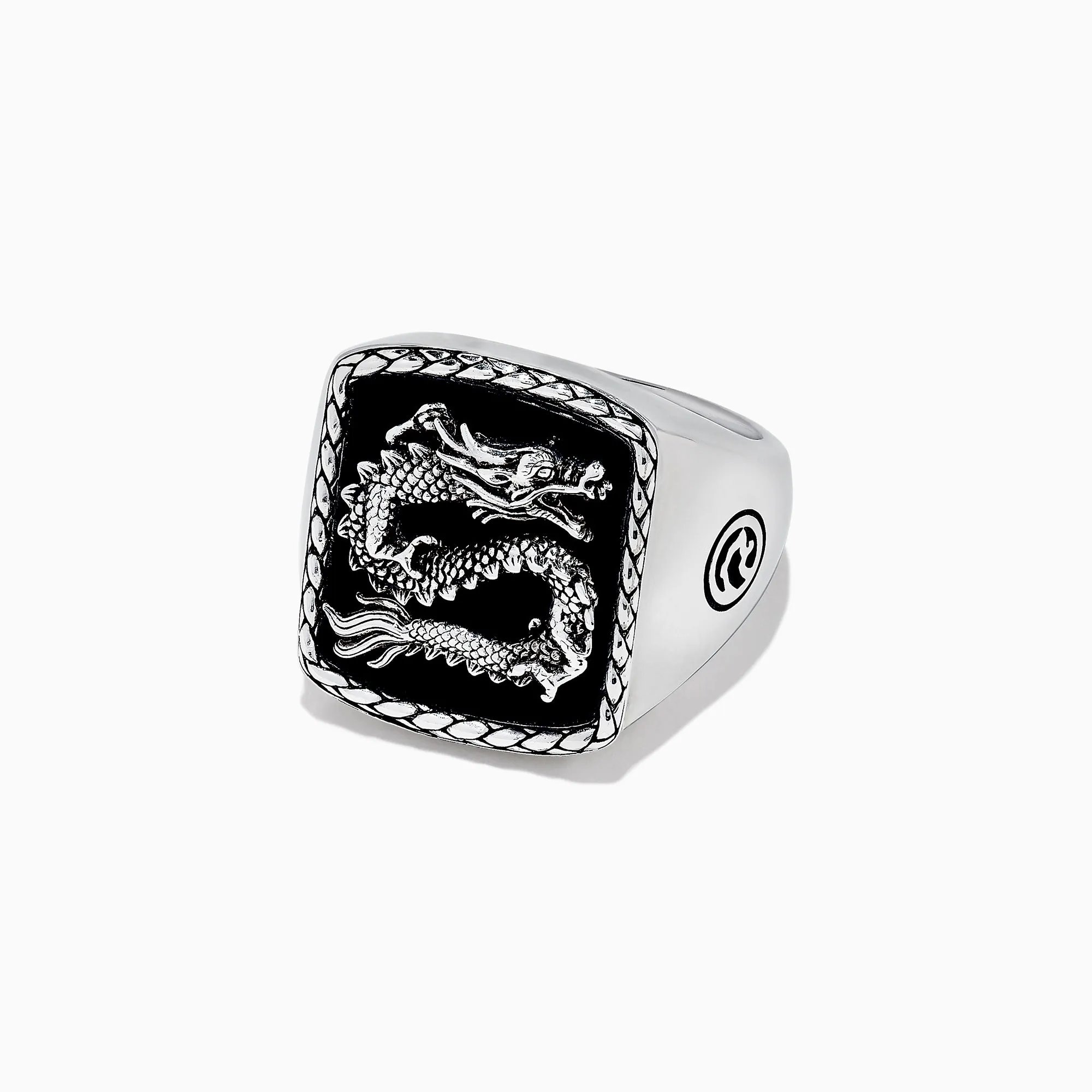 Men's 925 Sterling Silver Onyx Dragon Ring, 5.00 TCWS sold by Effy product image thumbnail 2
