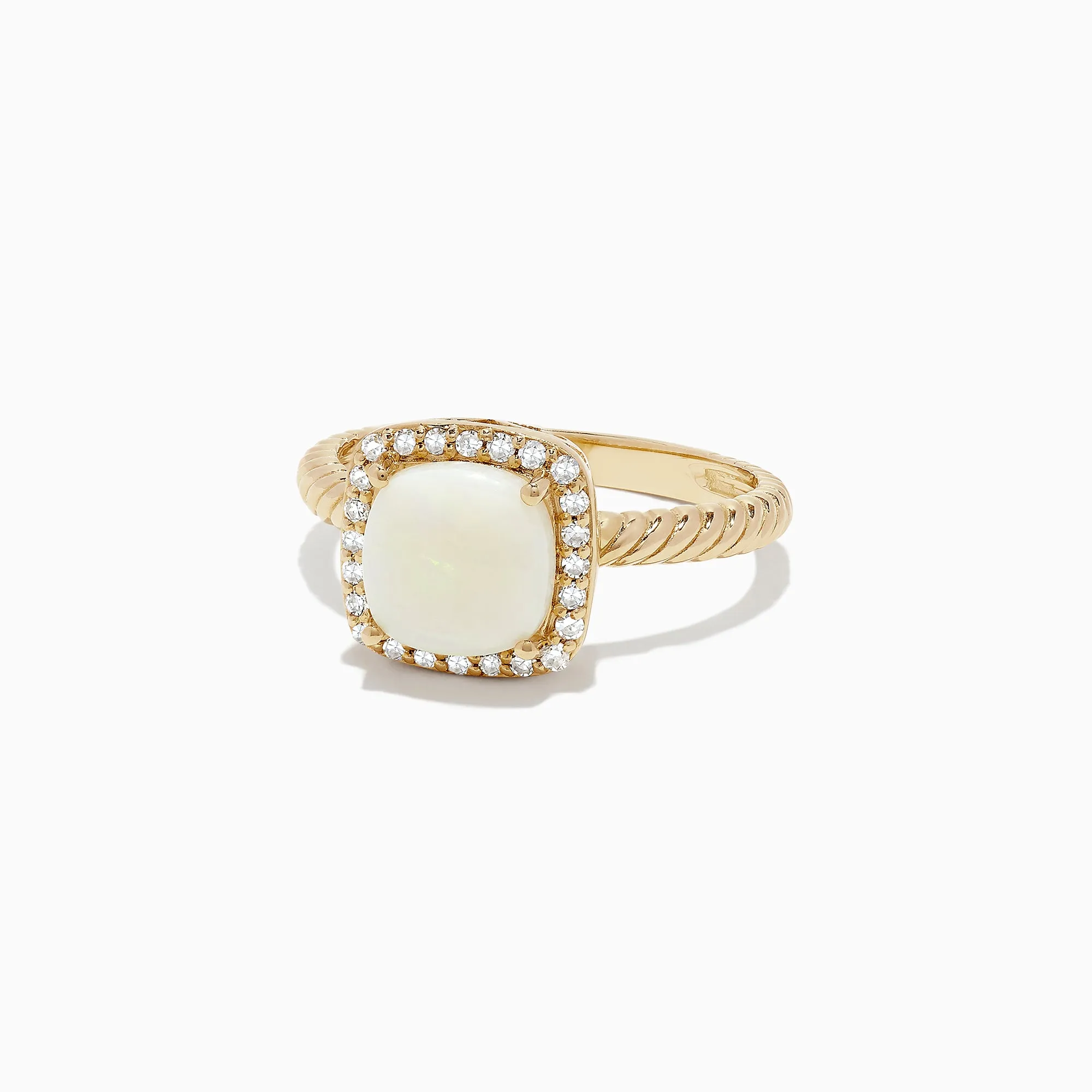 Aurora 14K Yellow Gold Opal and Diamond Ring, 1.33 TCW sold by Effy product image thumbnail 2