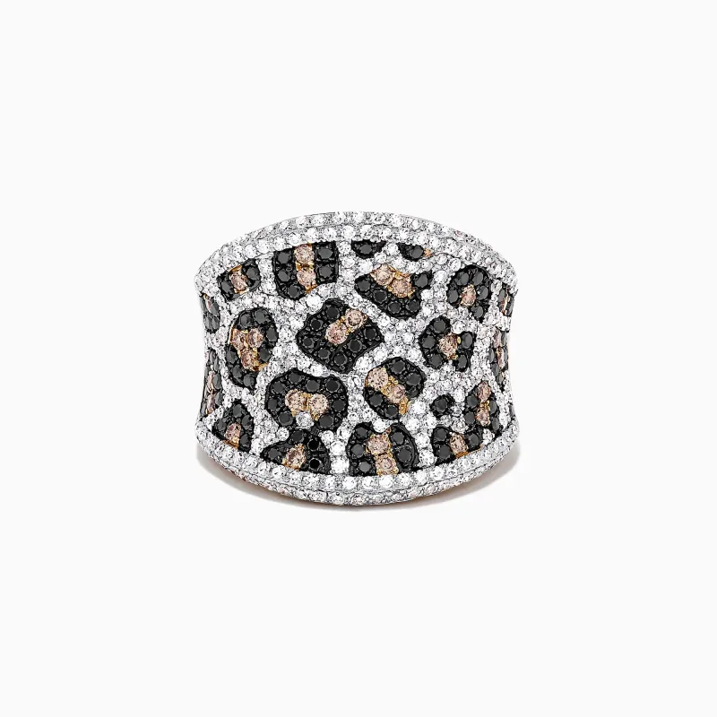 14K Yellow Gold Espresso, Black and White Diamond Ring, 1.83 TCW sold by Effy