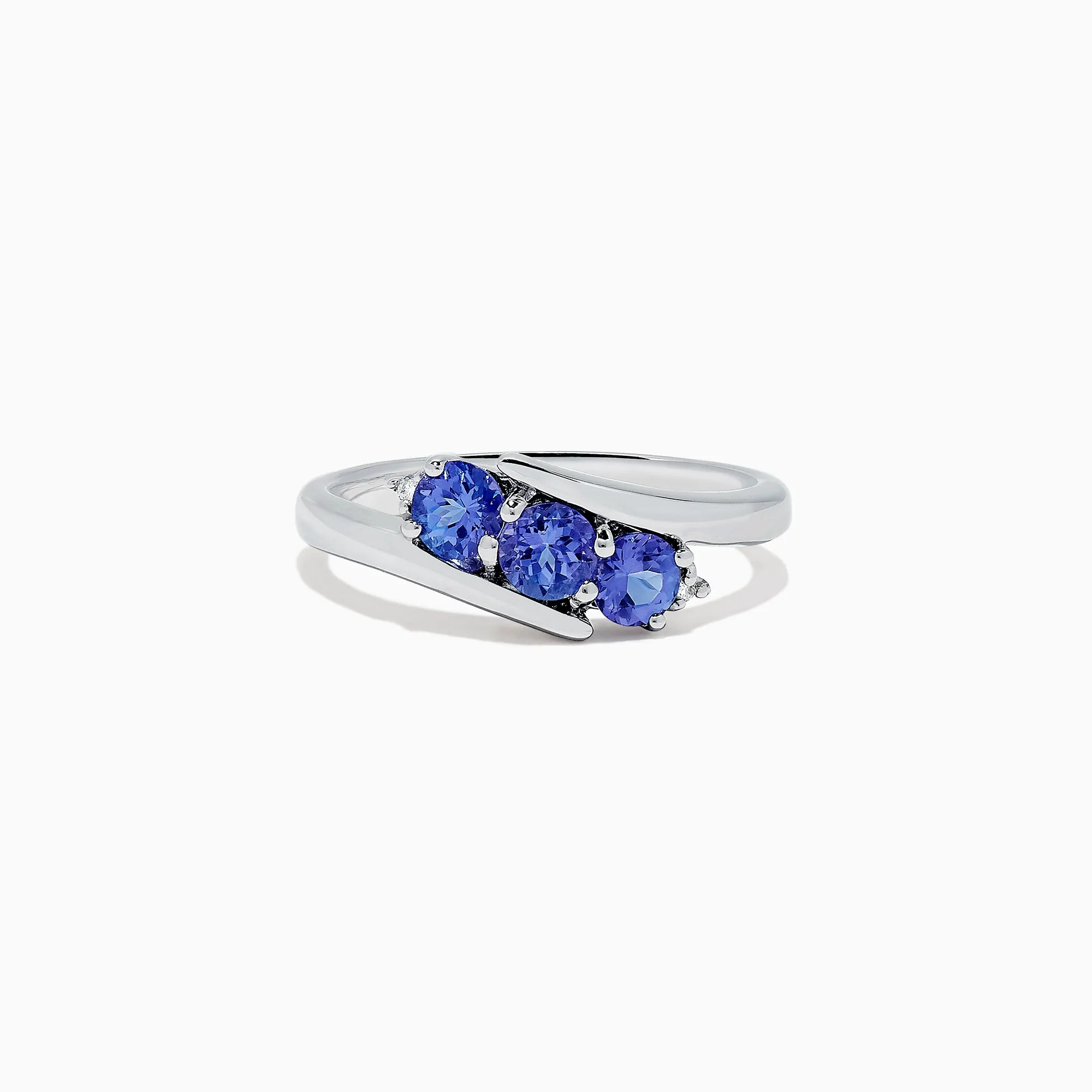 Nahla Siri Sterling Silver Tanzanite and Diamond Ring, 0.86 TCW sold by Effy