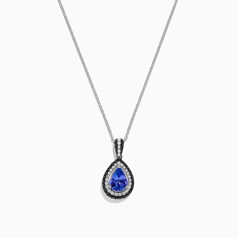 Nahla Siri 14K Gold Tanzanite and Diamond Pendant, 1.22 TCW sold by Effy