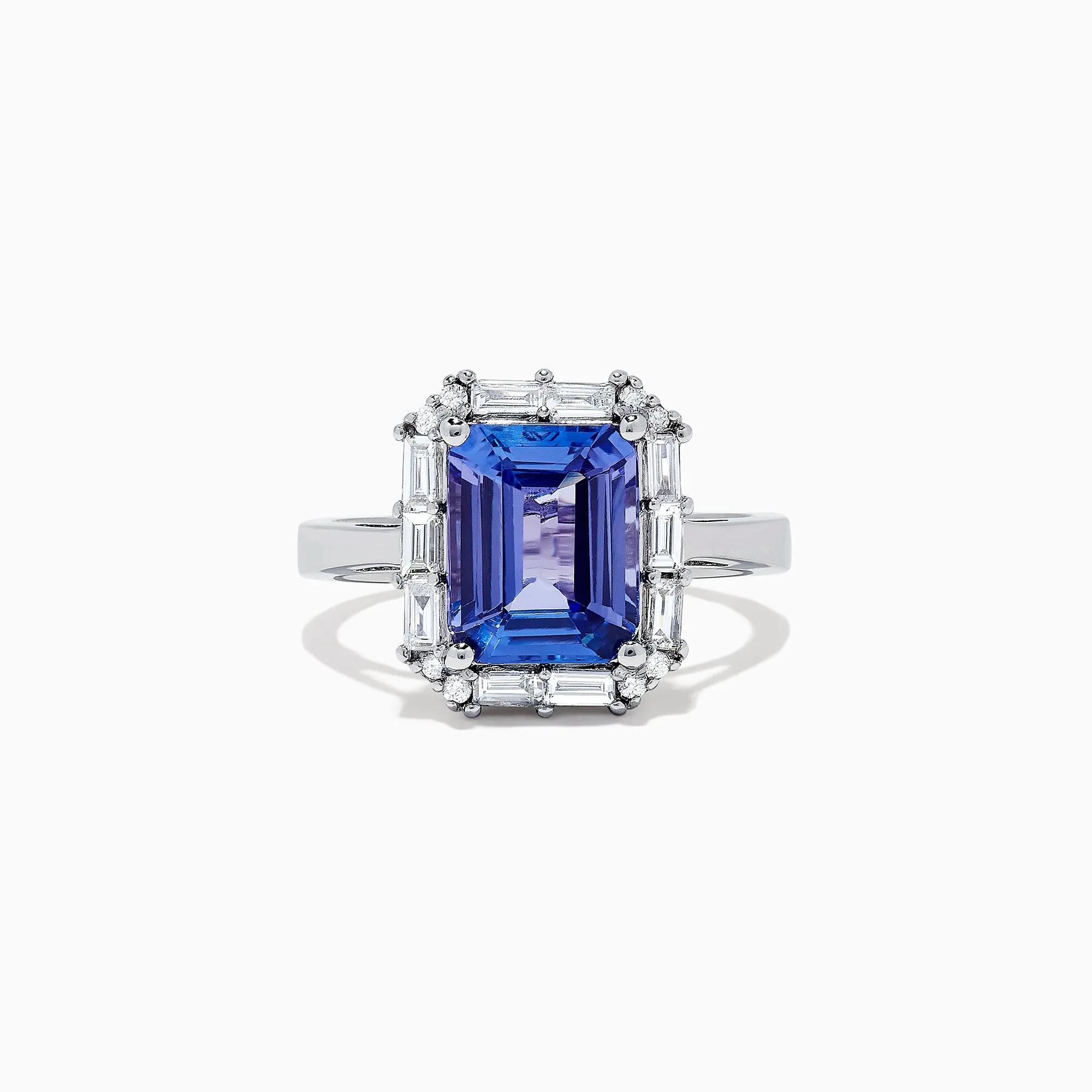 Nahla Siri 14K White Gold Tanzanite and Diamond Ring, 5.03 TCW sold by Effy