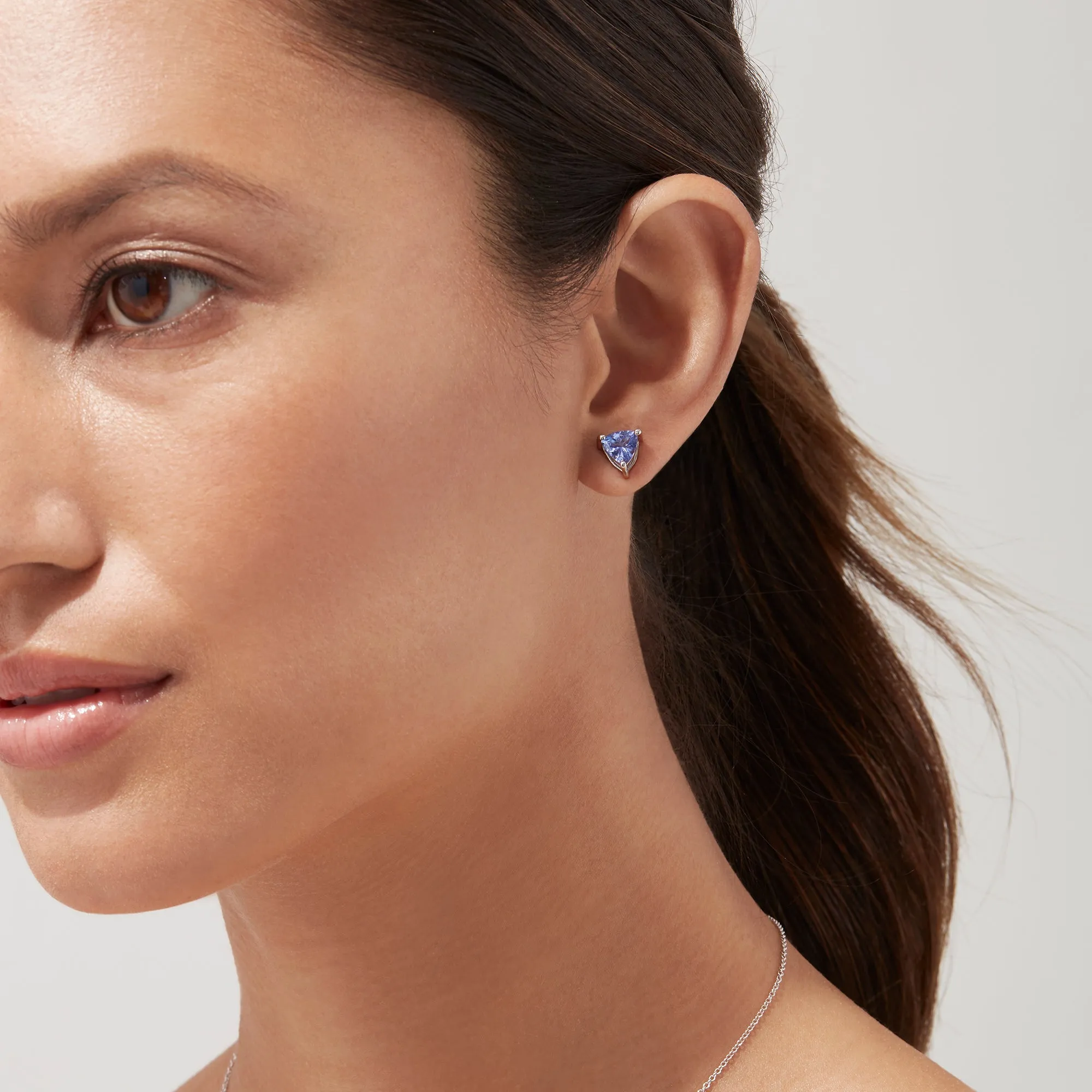 Nahla Siri Sterling Silver Tanzanite Stud Earrings, 1.52 TCW sold by Effy product image thumbnail 2