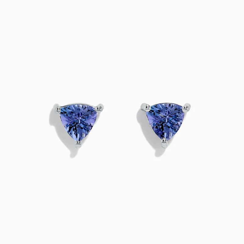 Nahla Siri Sterling Silver Tanzanite Stud Earrings, 1.52 TCW sold by Effy