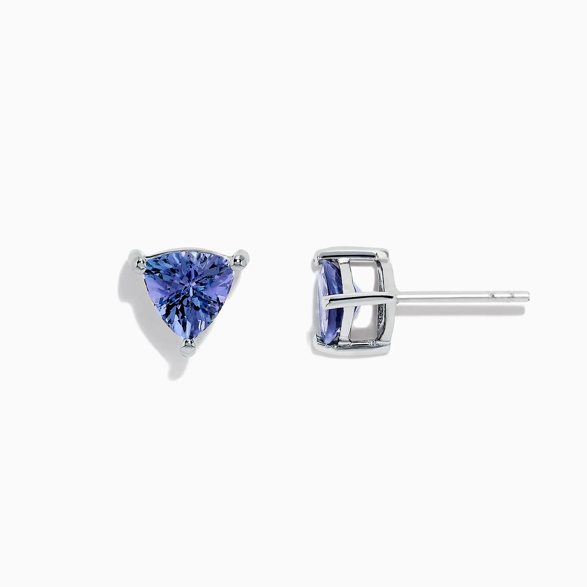 Nahla Siri Sterling Silver Tanzanite Stud Earrings, 1.52 TCW sold by Effy product image thumbnail 3