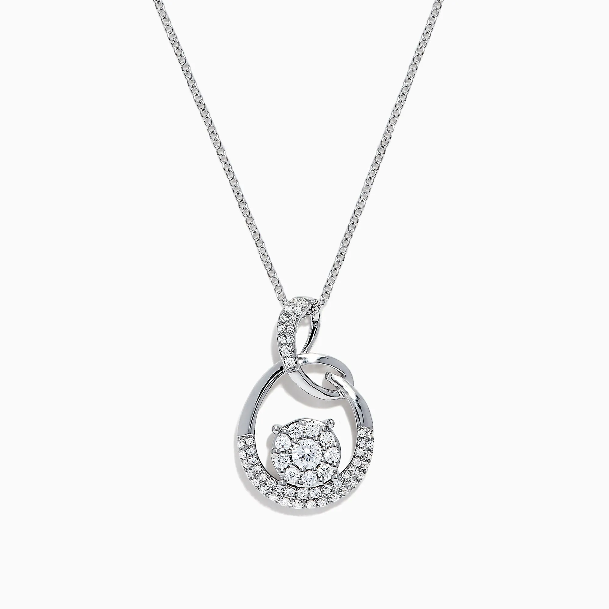 Bouquet 14K White Gold Diamond Pendant, 0.53 TCW sold by Effy