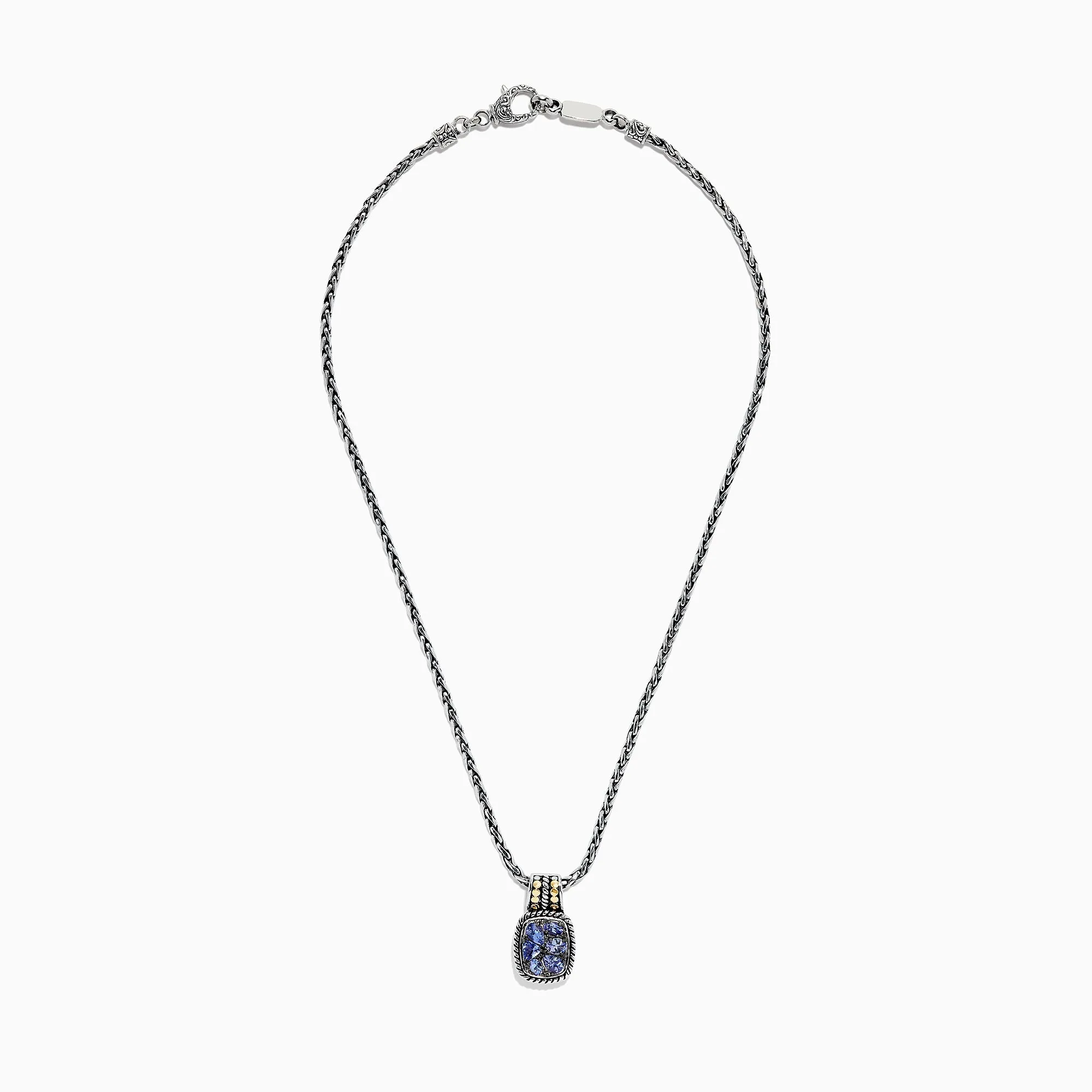 Nahla Siri Silver & 18K Gold Tanzanite Pendant, 1.85 TCW sold by Effy product image thumbnail 2