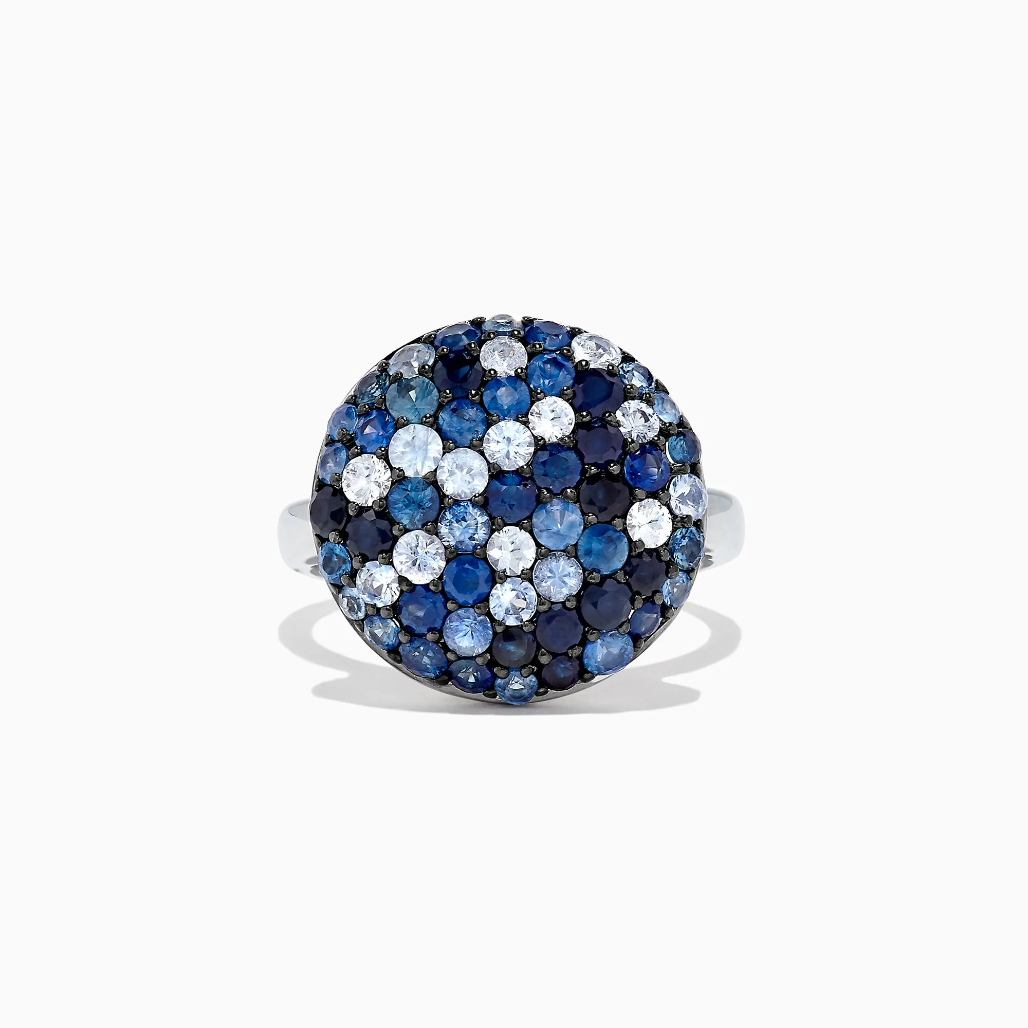 Splash Sterling Silver Blue Sapphire Circle Ring, 2.95 TCW sold by Effy
