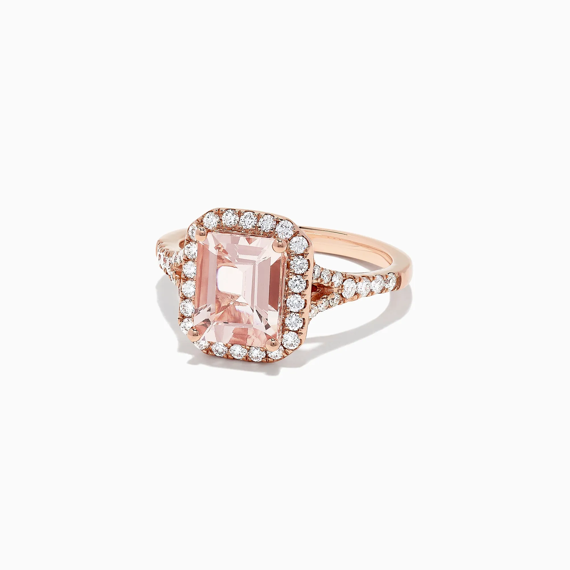 Blush 14K Rose Gold Morganite and Diamond Ring, 2.70 TCW sold by Effy product image thumbnail 2