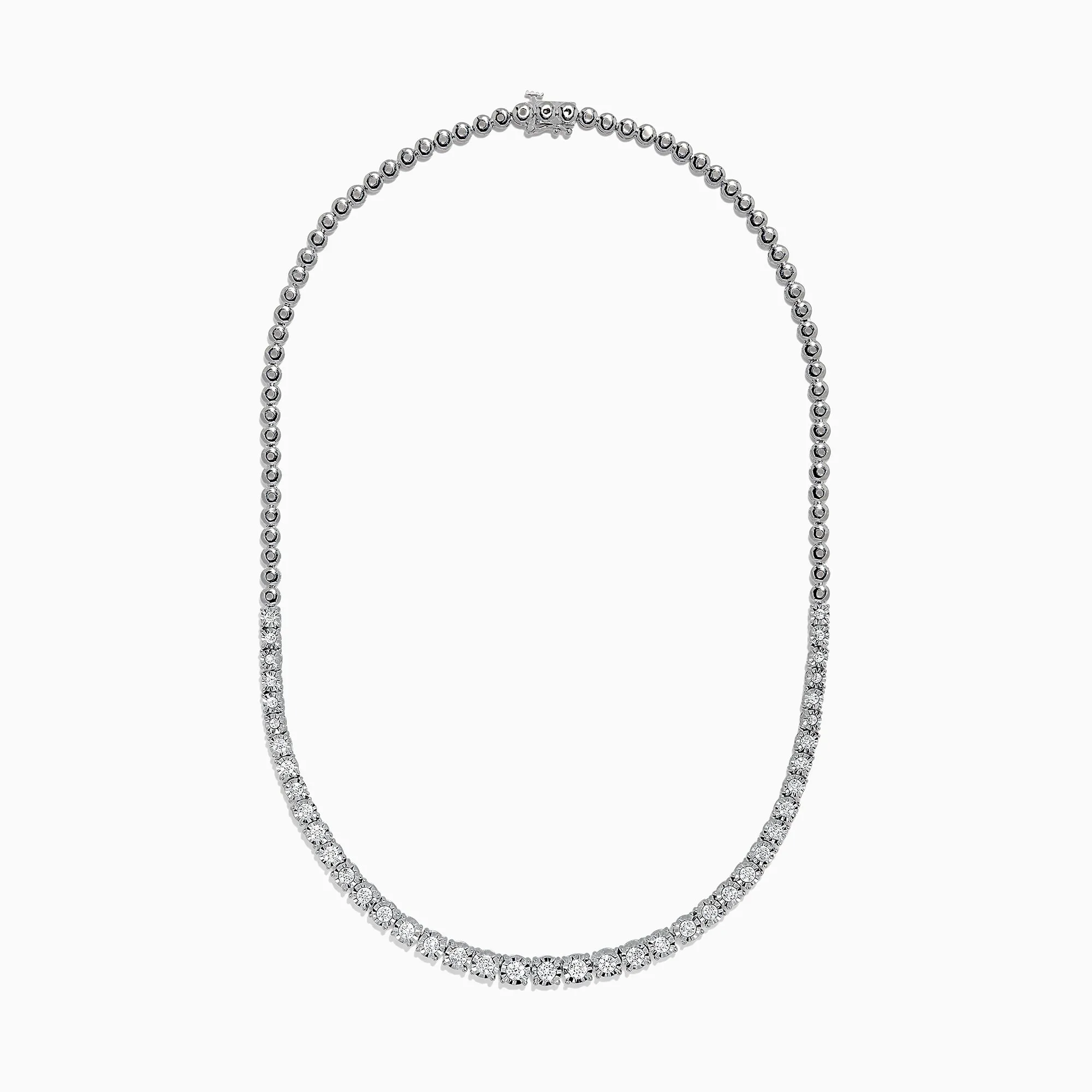 925 Sterling Silver Diamond Necklace, 0.31 TCW sold by Effy product image thumbnail 3