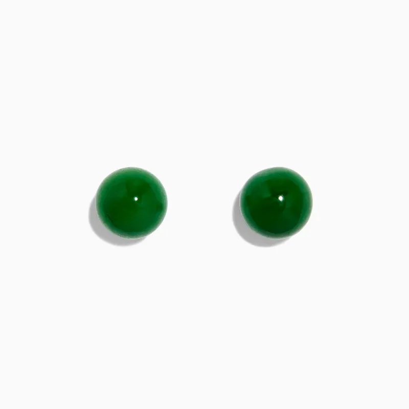 14K Yellow Gold Jade Stud Earrings, 18.70 TW sold by Effy
